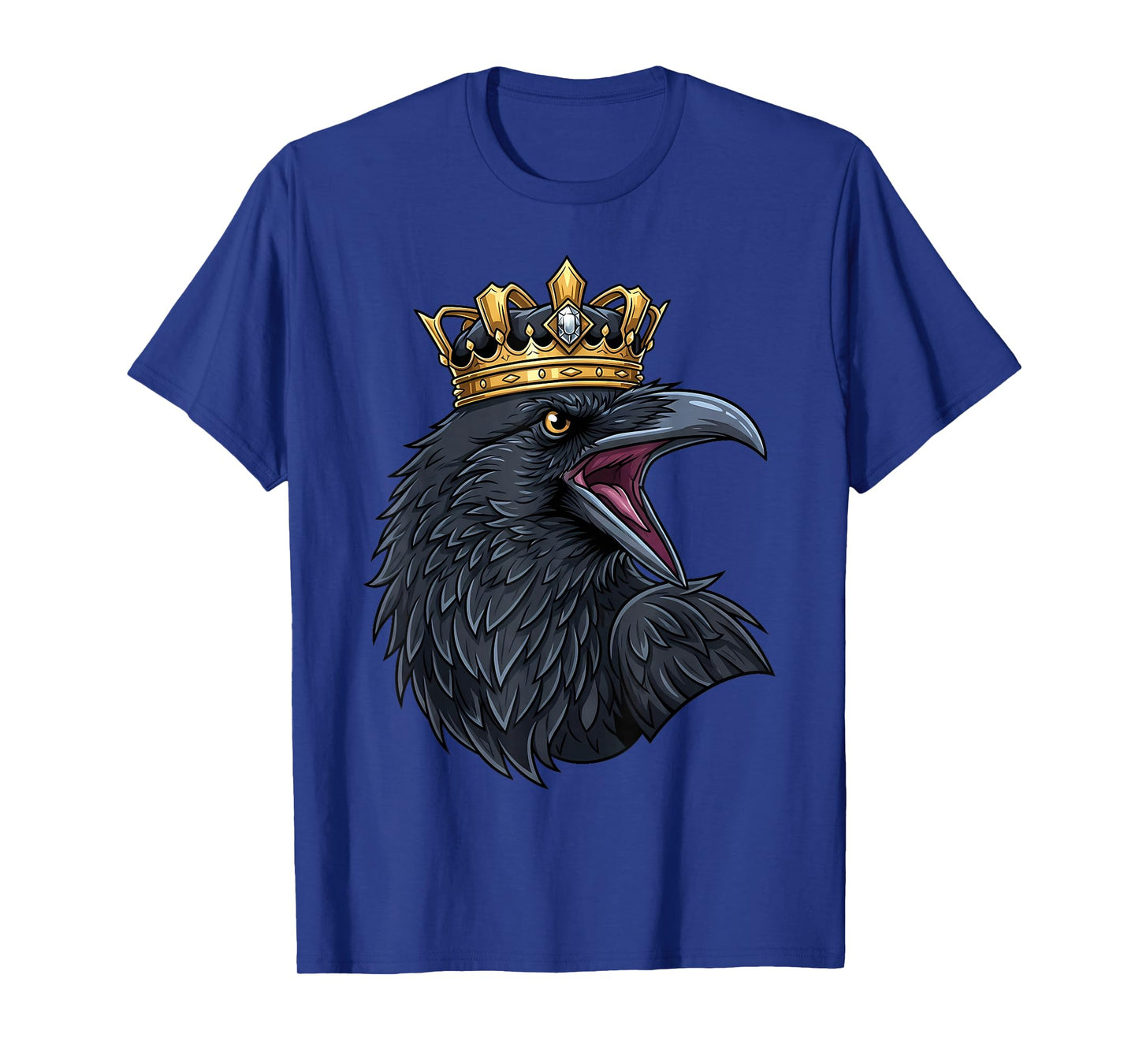 F-Caw-F Crow Black Raven Crown Funny Adult FCAWF Bird Lover T-Shirt