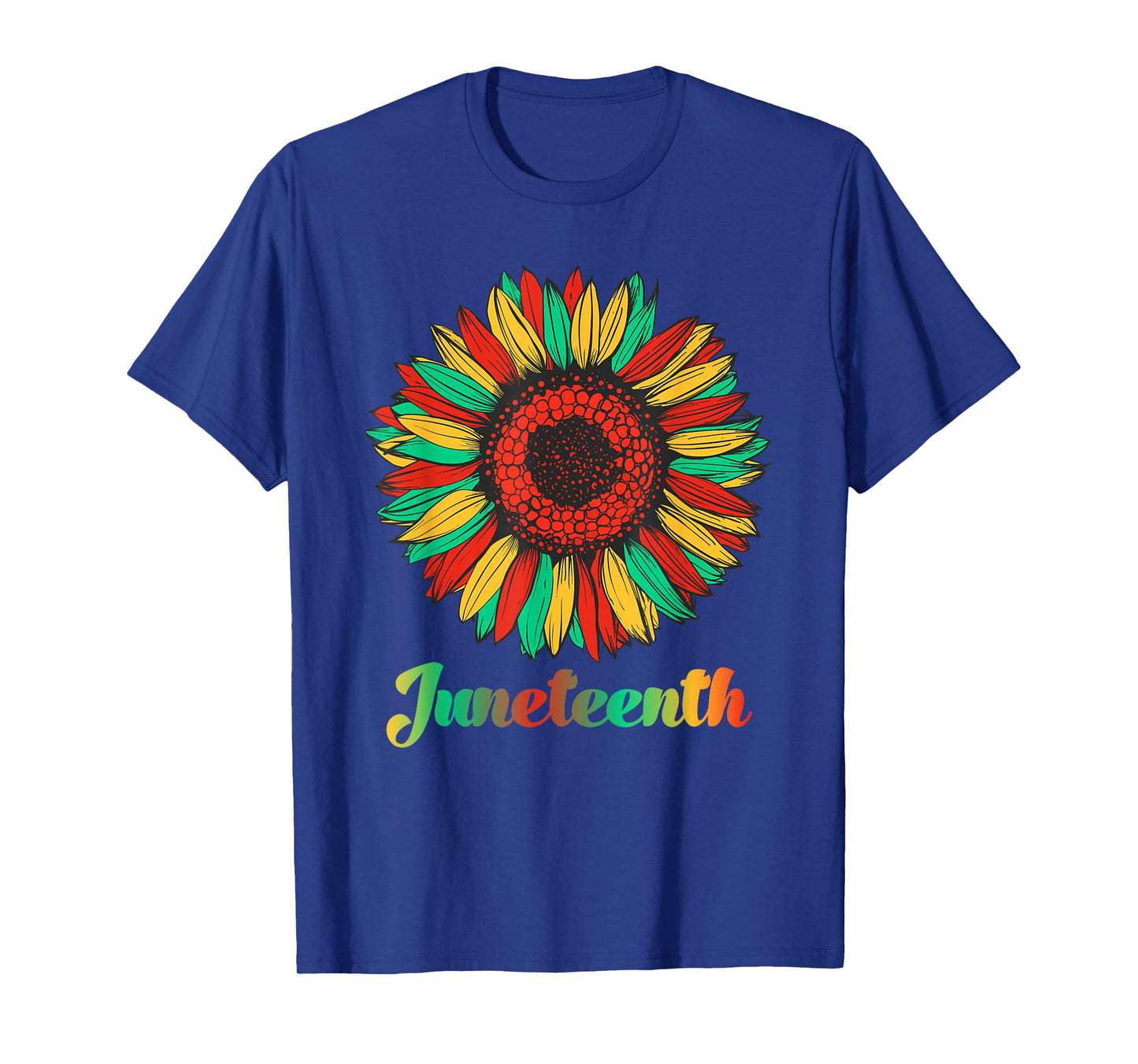 Sunflower Fist Juneteenth Black History African American T-Shirt