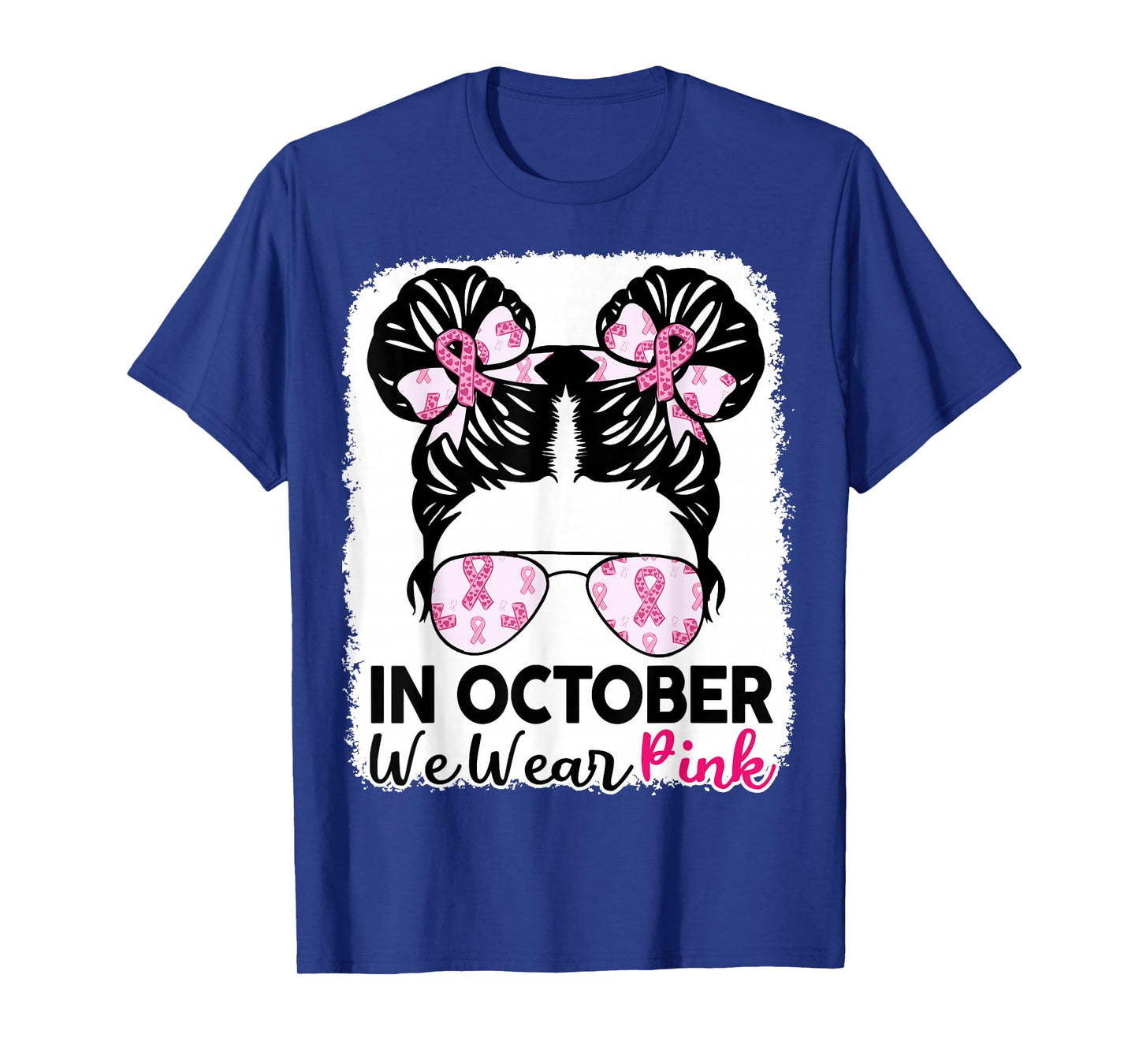 Breast Cancer Awareness October Wear Pink Kids Girl Toddler T-Shirt