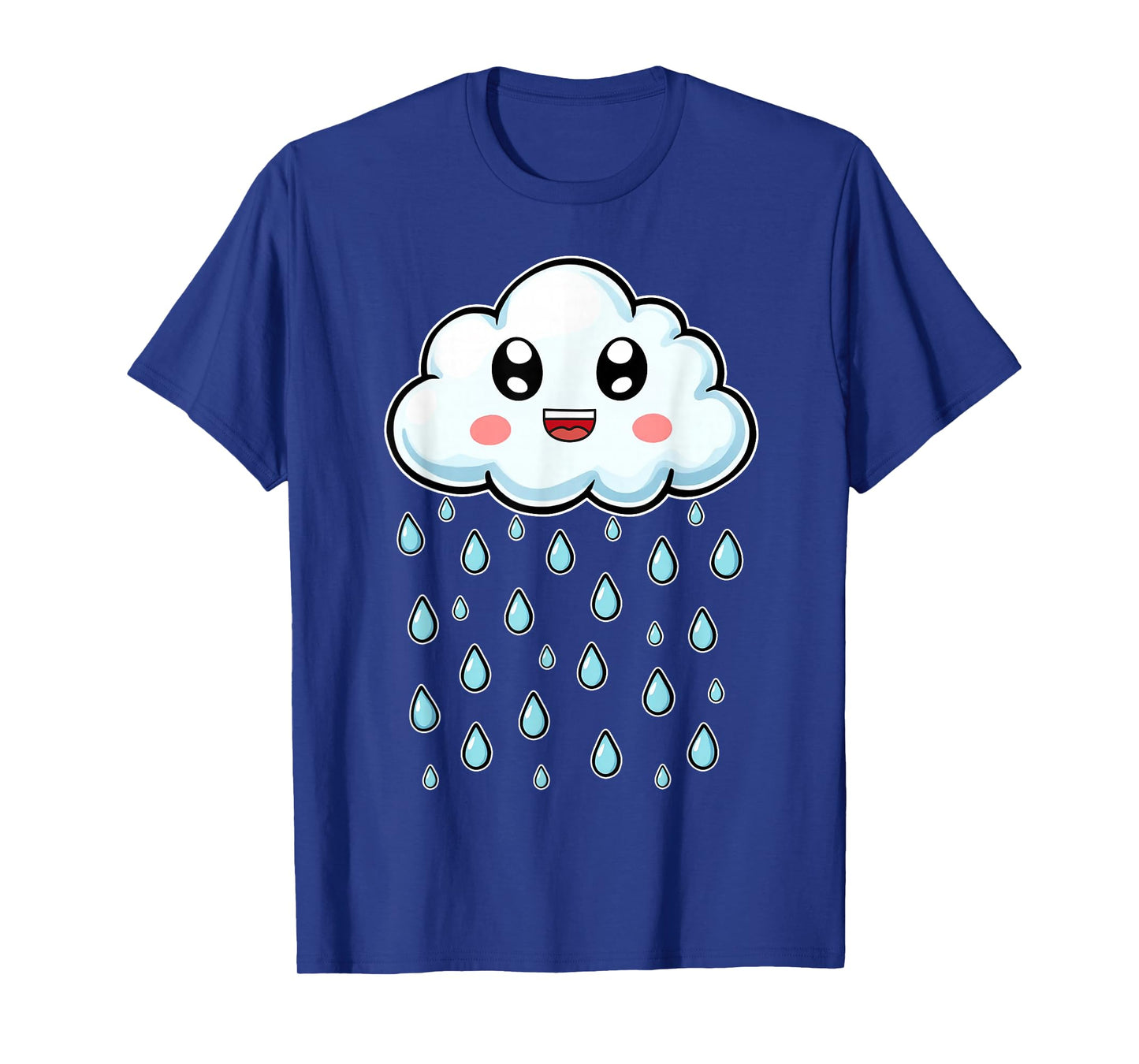 Cloud Raindrops Water White Cute Christmas Costume Halloween T-Shirt