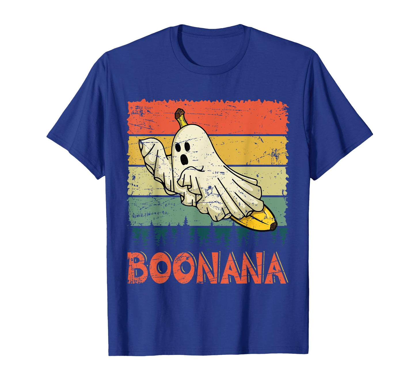 Boonana Banana Ghost Cute Kawaii Retro Vintage Halloween T-Shirt