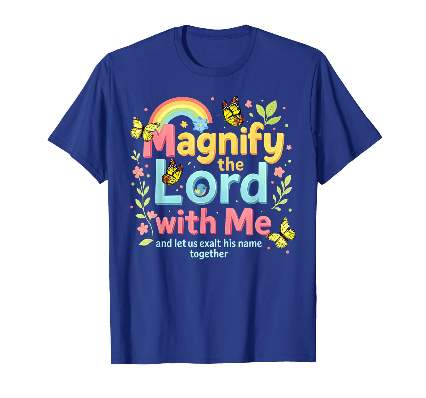 Rainbow Magnify The Lord VBS 2025 Christian Summer Camp T-Shirt