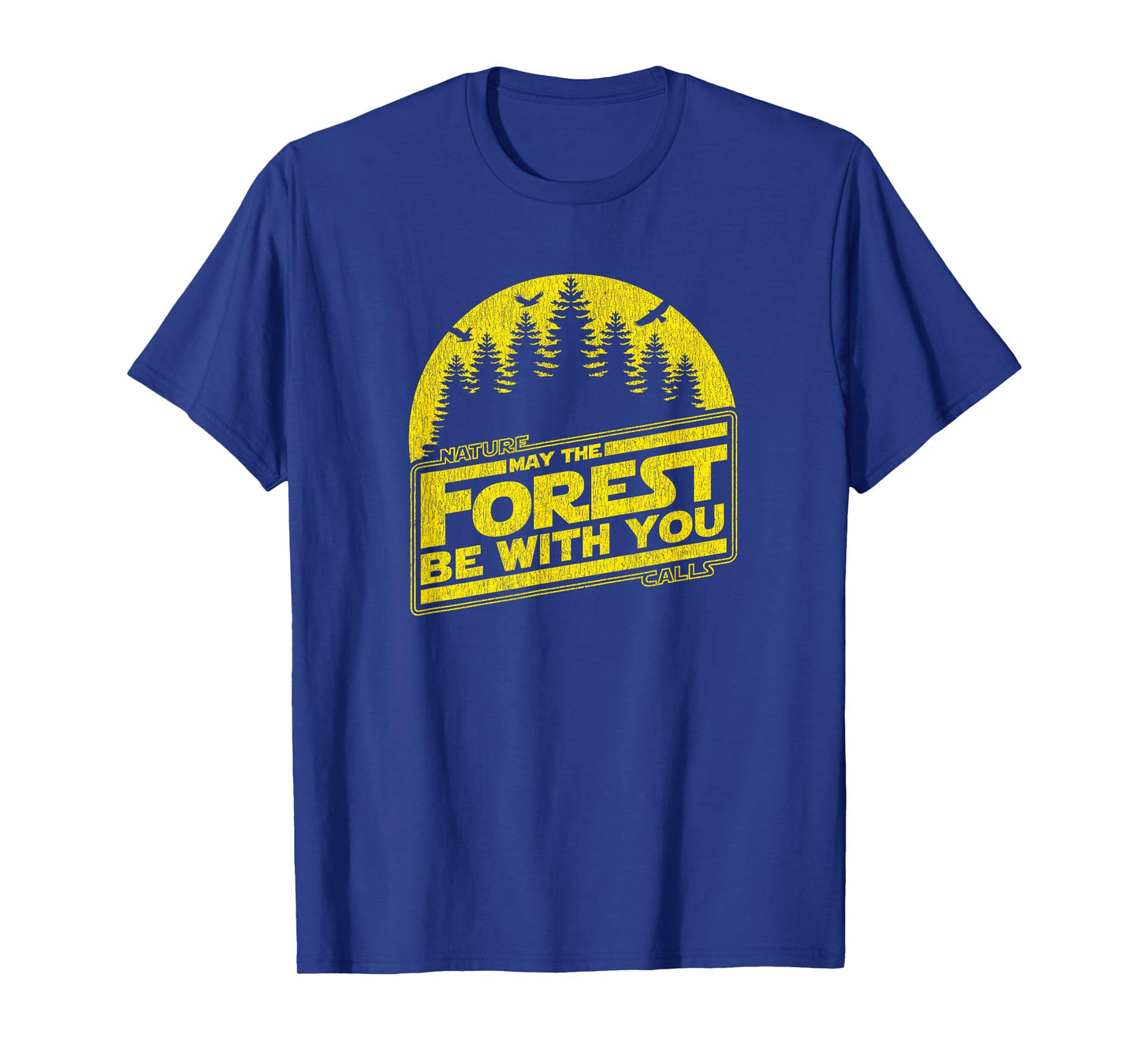 May The Forest Be With You YELLOW Nature Summer Camp Tee T-Shirt