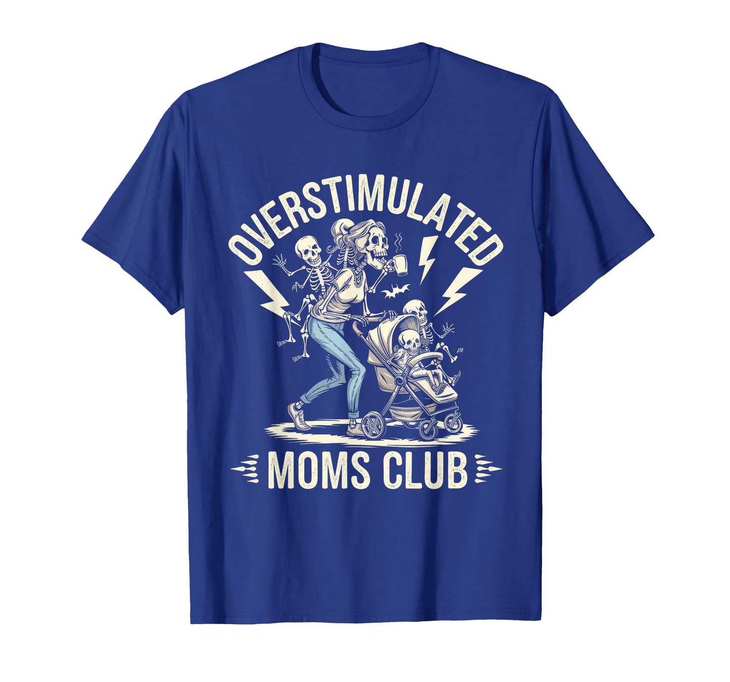 Overstimulated Moms Club Tshirt Mom Depression Mental Health T-Shirt
