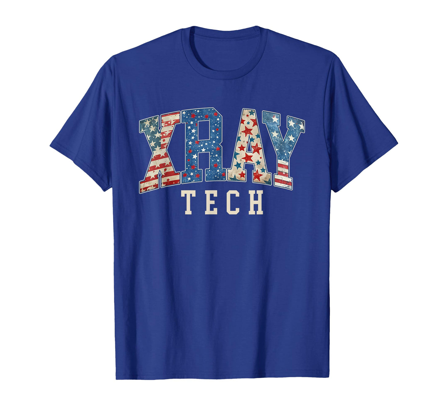 Vintage 4th of July Xray Tech Patriotic American Rad Tech T-Shirt