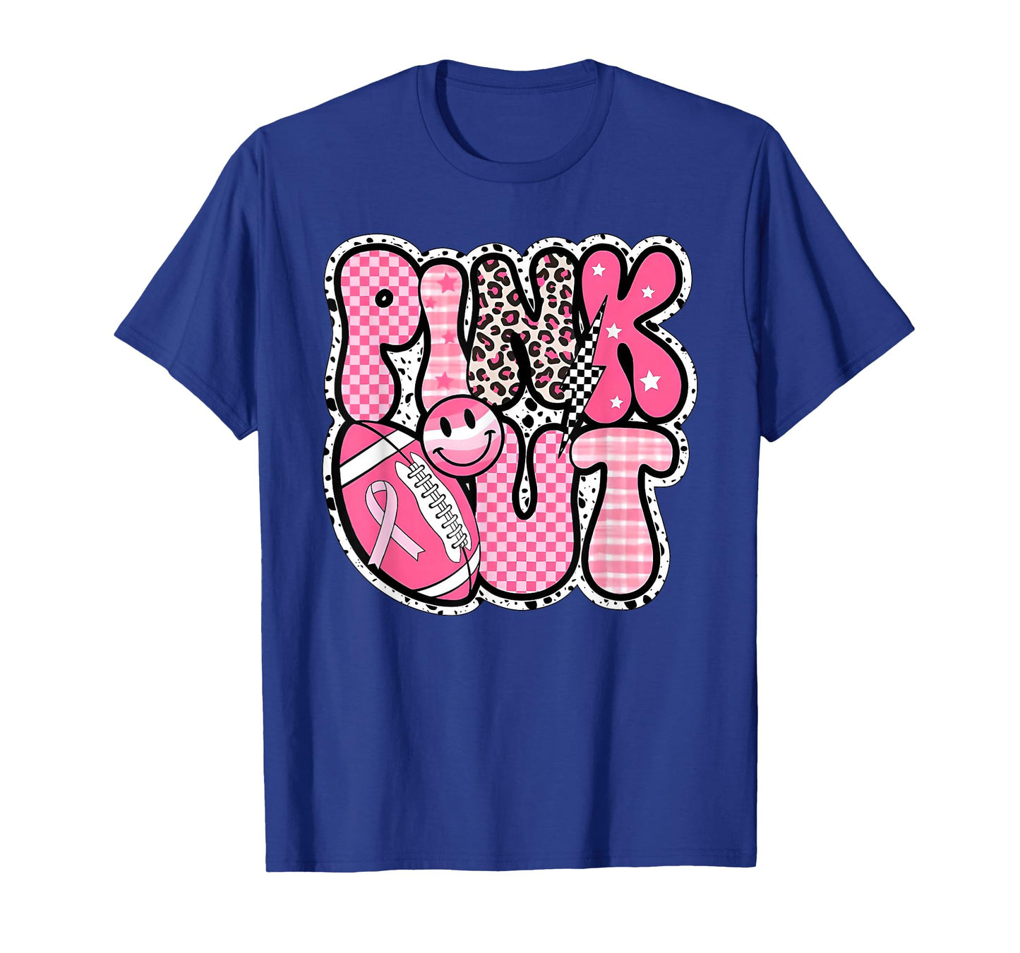 Pink Out American Football Breast Cancer Awareness Month T-Shirt