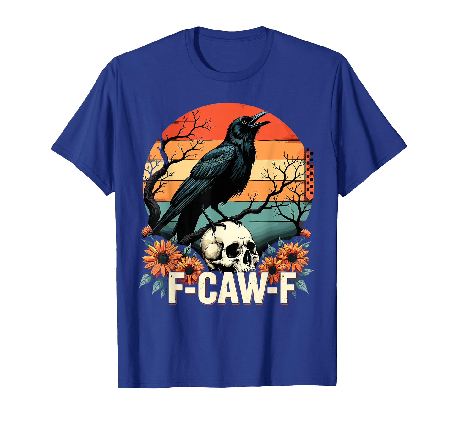 F-Caw-F Funny Gothic Crow Raven Dark Night T-Shirt