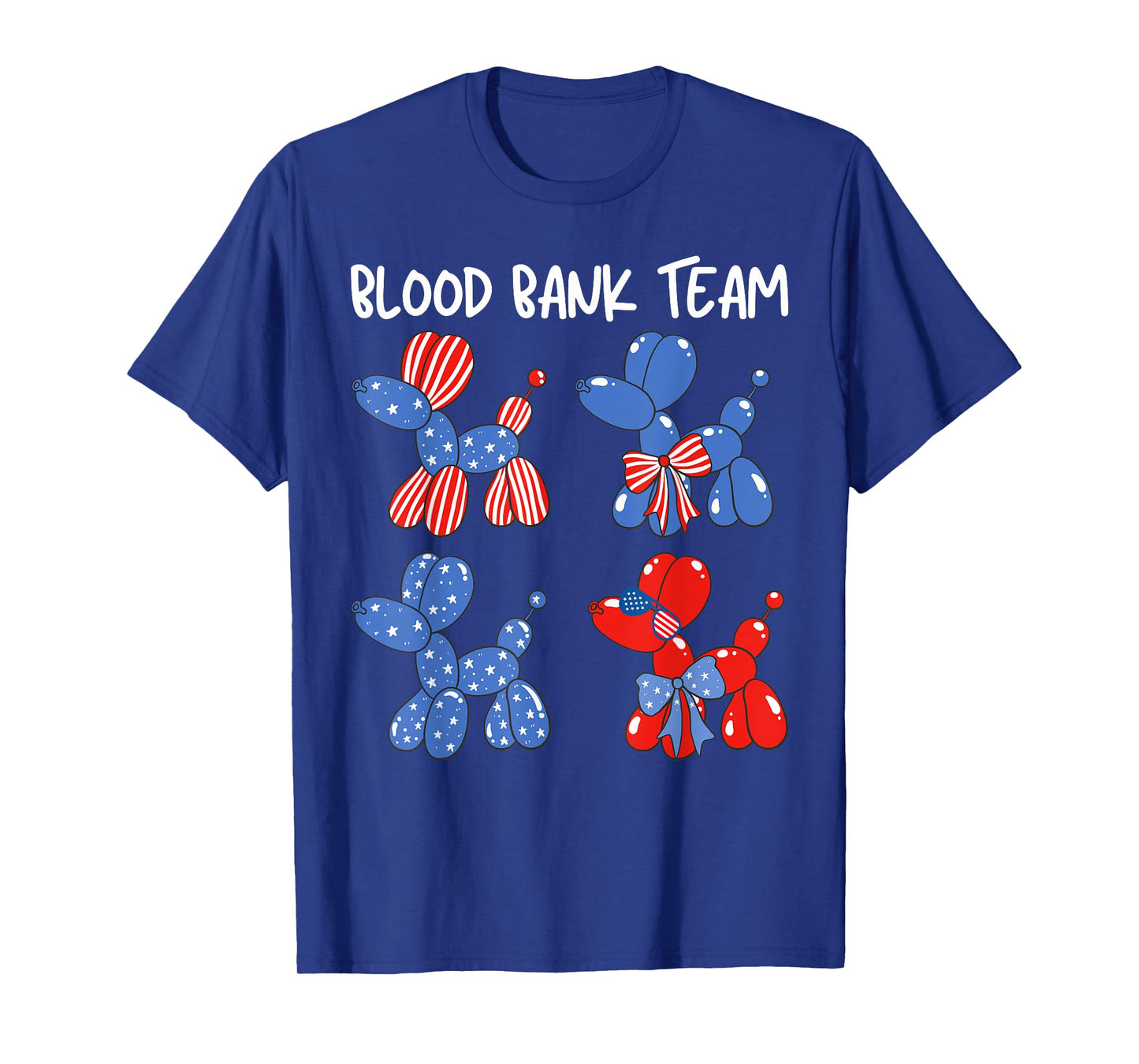 Patriotic Blood Bank 4th of July Medical Lab Science Tech T-Shirt