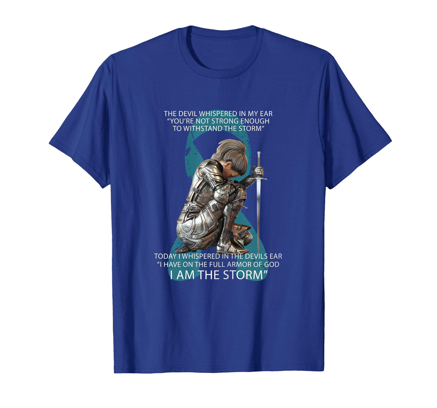 I Am The Storm Mom Sister Women Ovarian Cancer Awareness T-Shirt