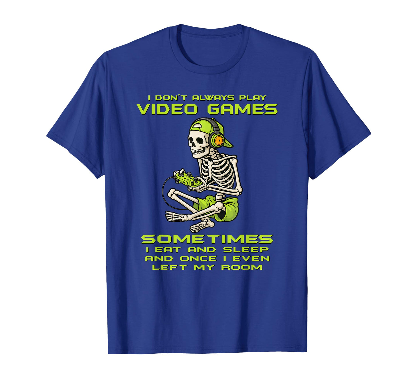 Gamer Skeleton Sarcastic Video Gaming Boys Men Kids T-Shirt