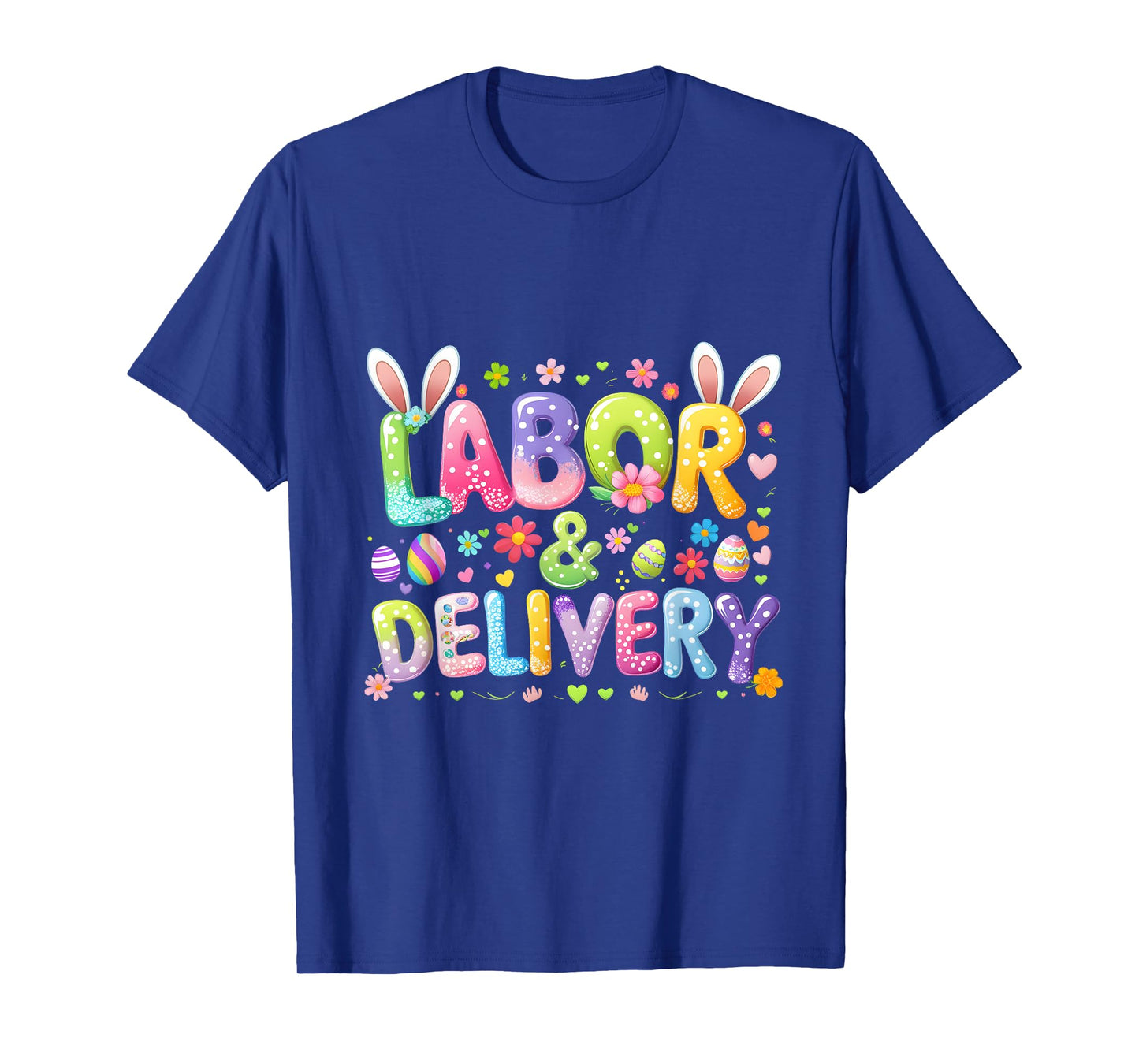 Cute Easter Labor & Delivery Nurse Bunny Nursing Costume T-Shirt
