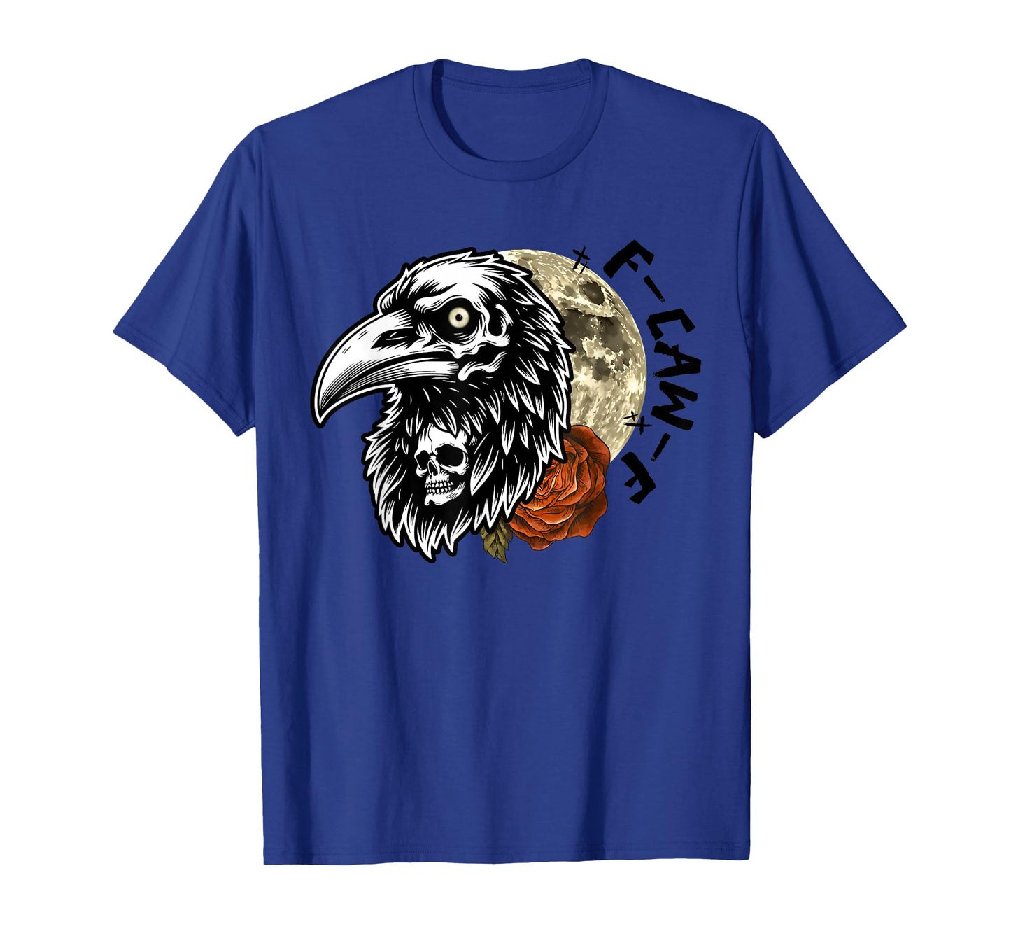 Funny Black Crow F CawF Raven Bird Saying Graphic F-Caw-F T-Shirt