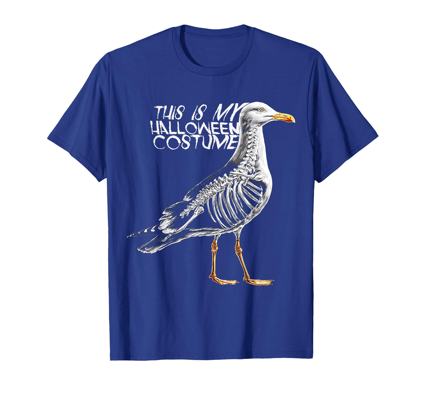 This is My Halloween Costume Seagull Skeleton Spooky T-Shirt