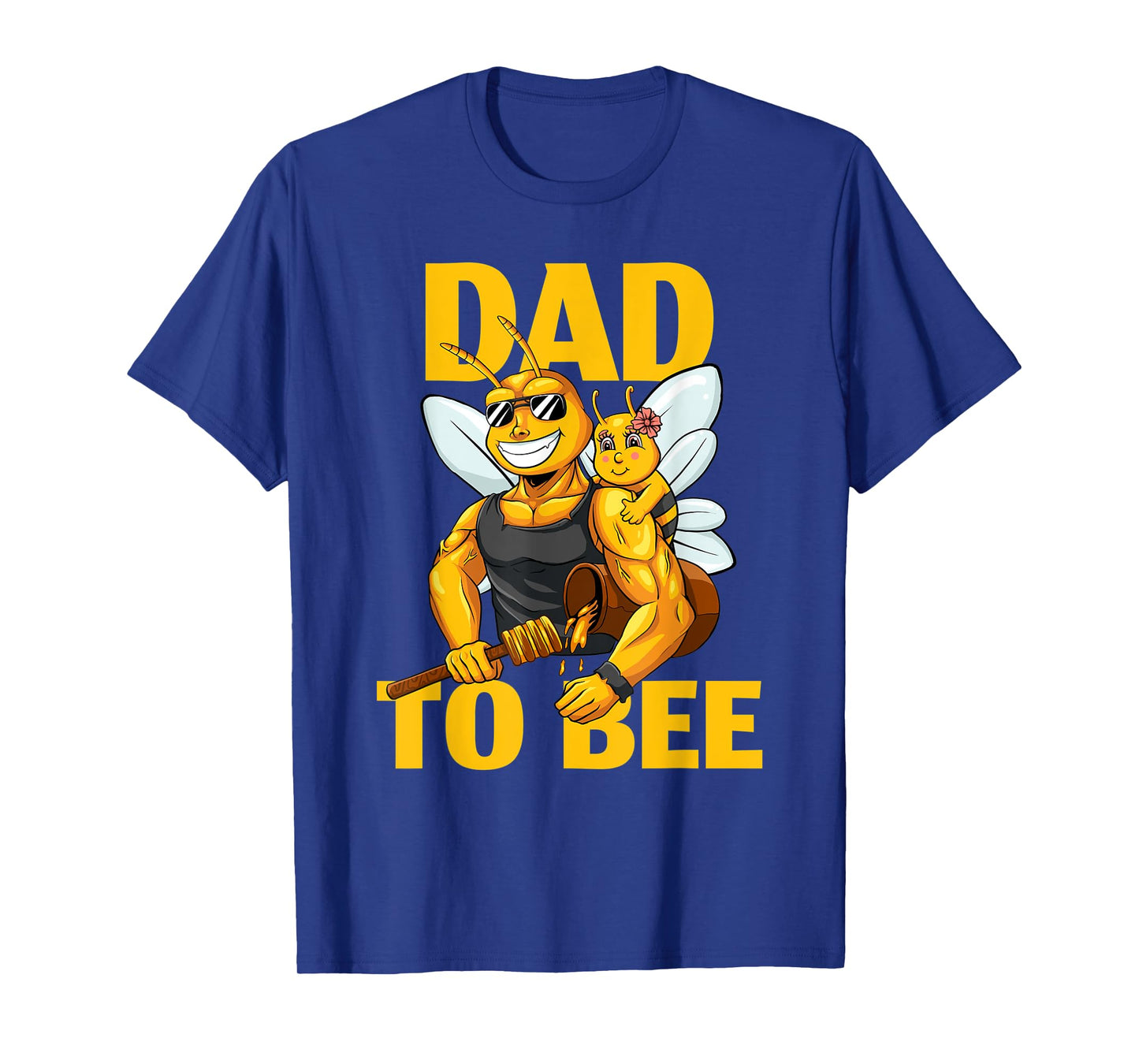 Mens Dad To Bee Beekeeping Father Baby Announcement Girl Daughter T-Shirt