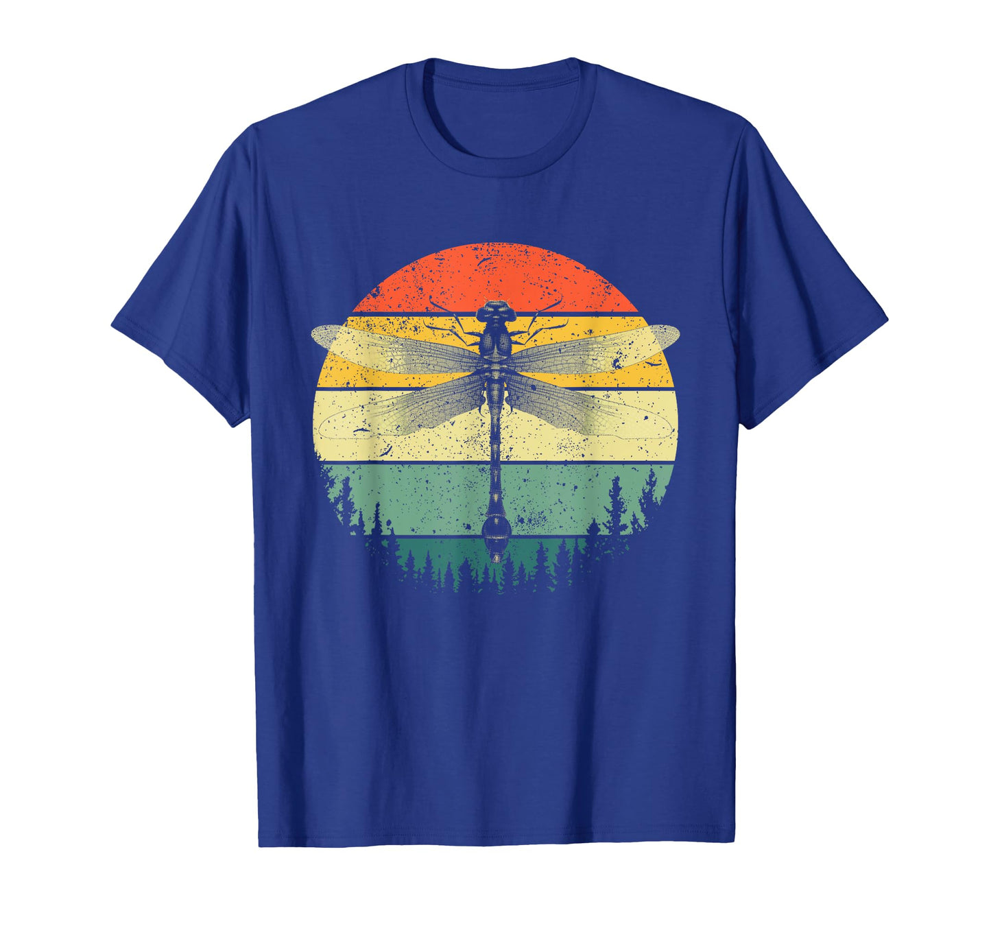 Cool Dragonfly Art Men Women Retro Nature Insect Entomology T-Shirt