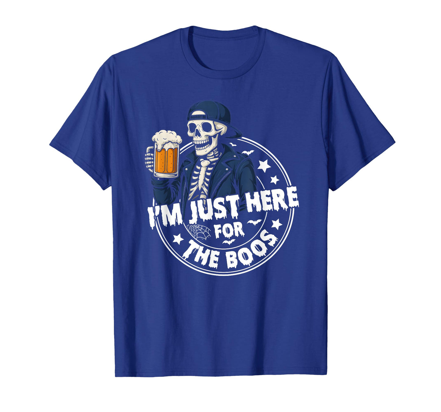 I'm Just Here for The Boos Funny Halloween Ghost Men Women T-Shirt