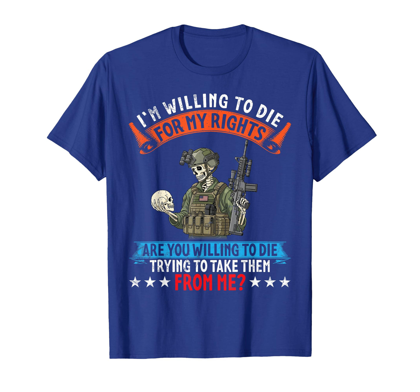 Iβm Willing to Fight for My Rights and My Freedom American T-Shirt