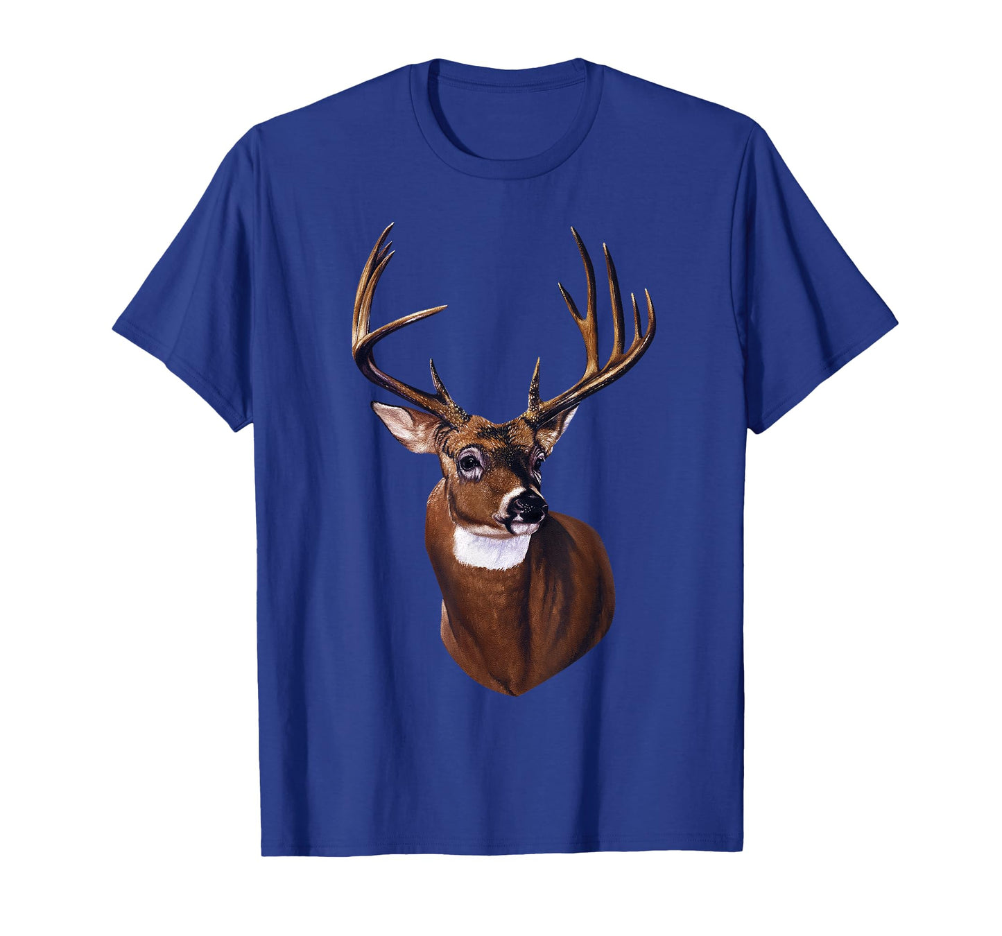Whitetail Deer Portrait Antlers Wildlife Animal Graphic T-Shirt