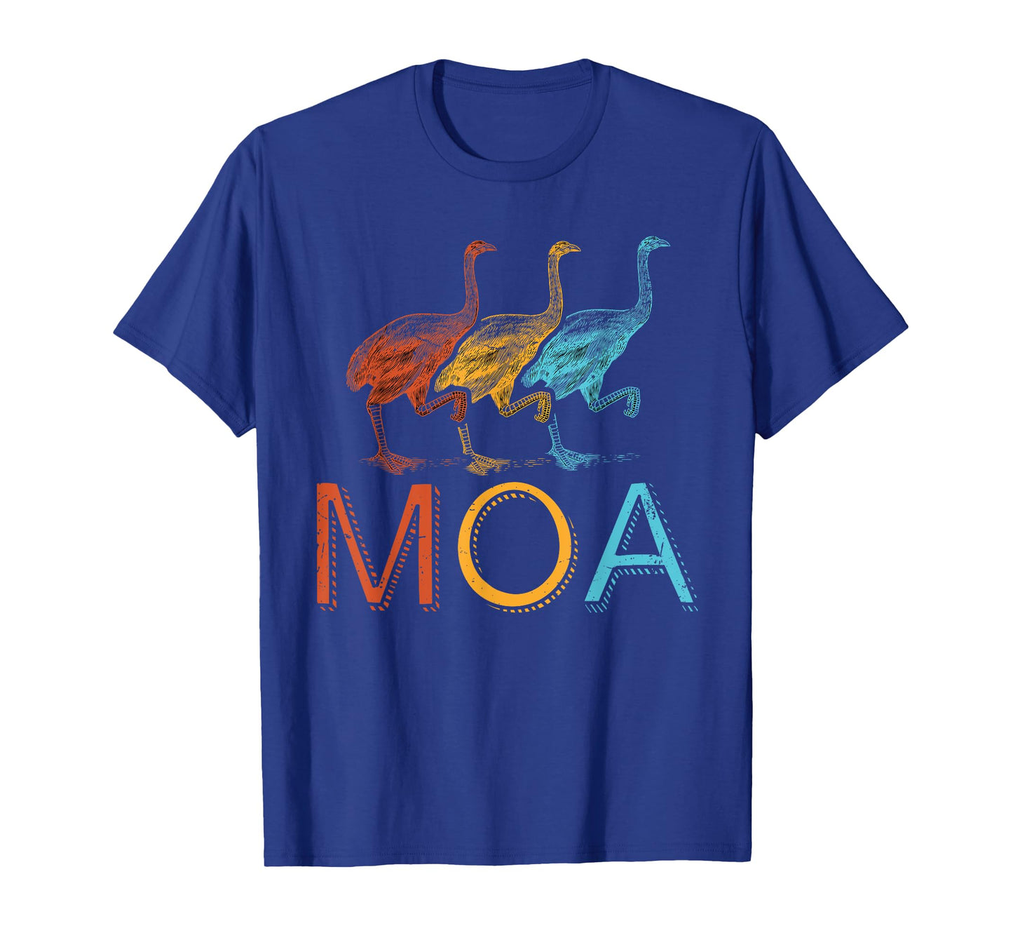 Moa Bird - Vintage Style T-Shirt