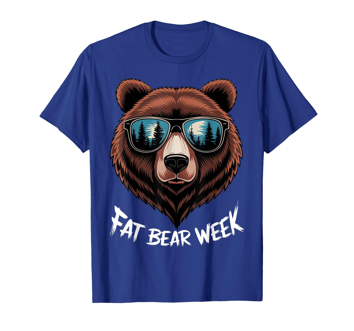 Fat Bear Week Retro Bear Sunglasses Nature Lovers T-Shirt