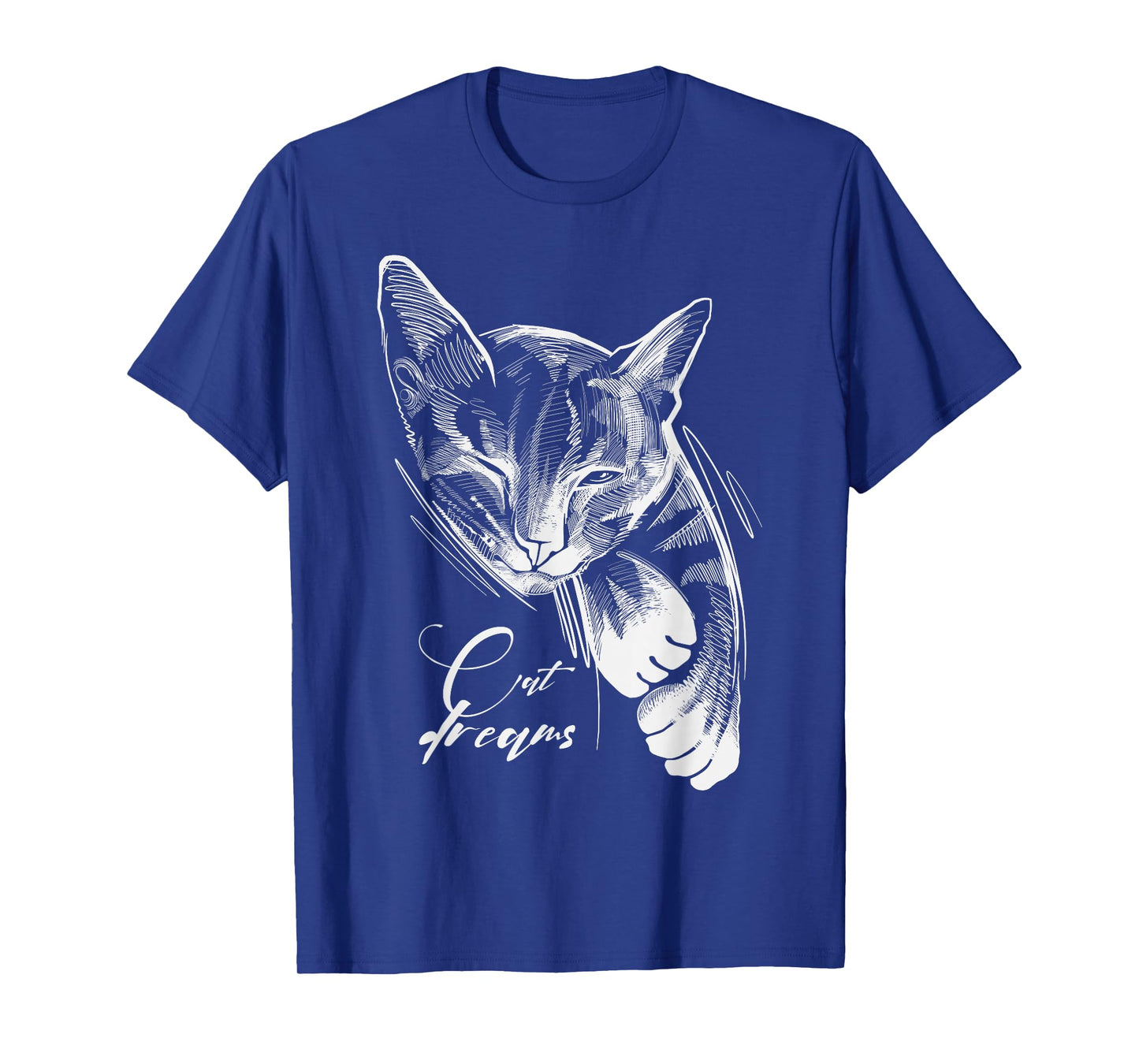 Sleeping Cat Women Sleep Cat Dreams T-Shirt