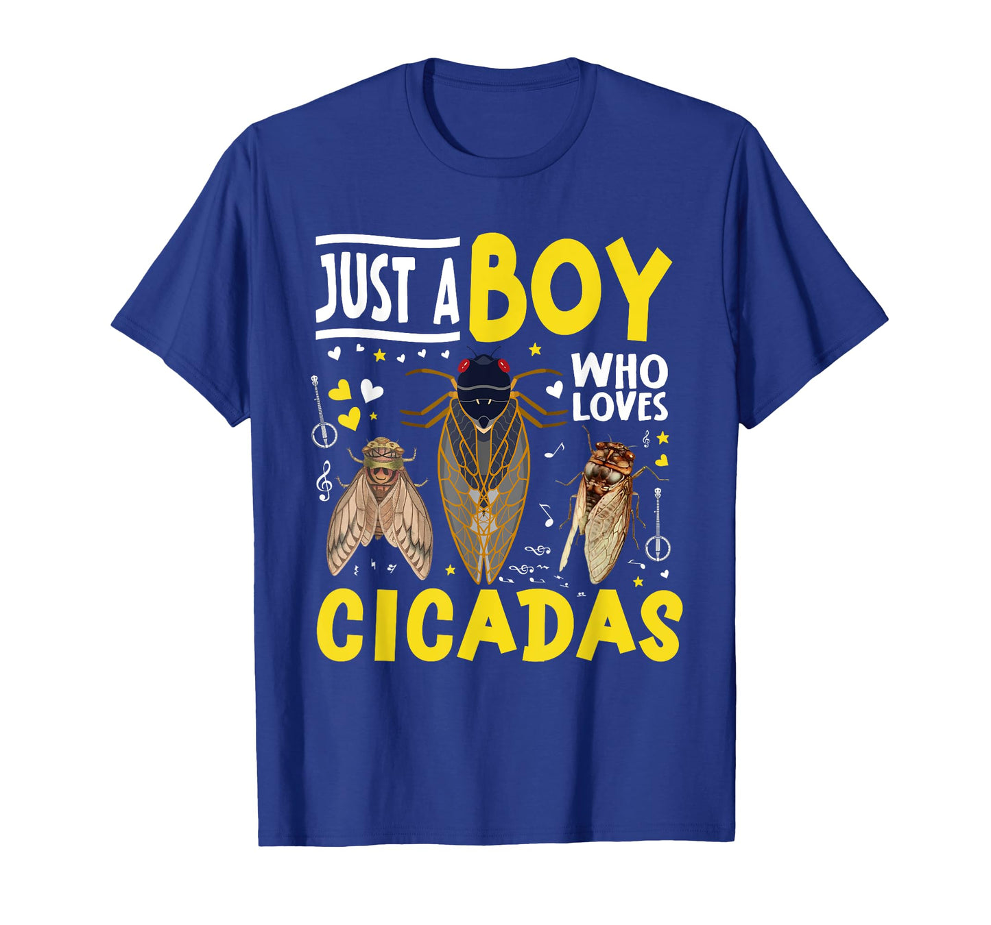 Just a Boy Who Loves Cicada Funny Insect Lover T-Shirt