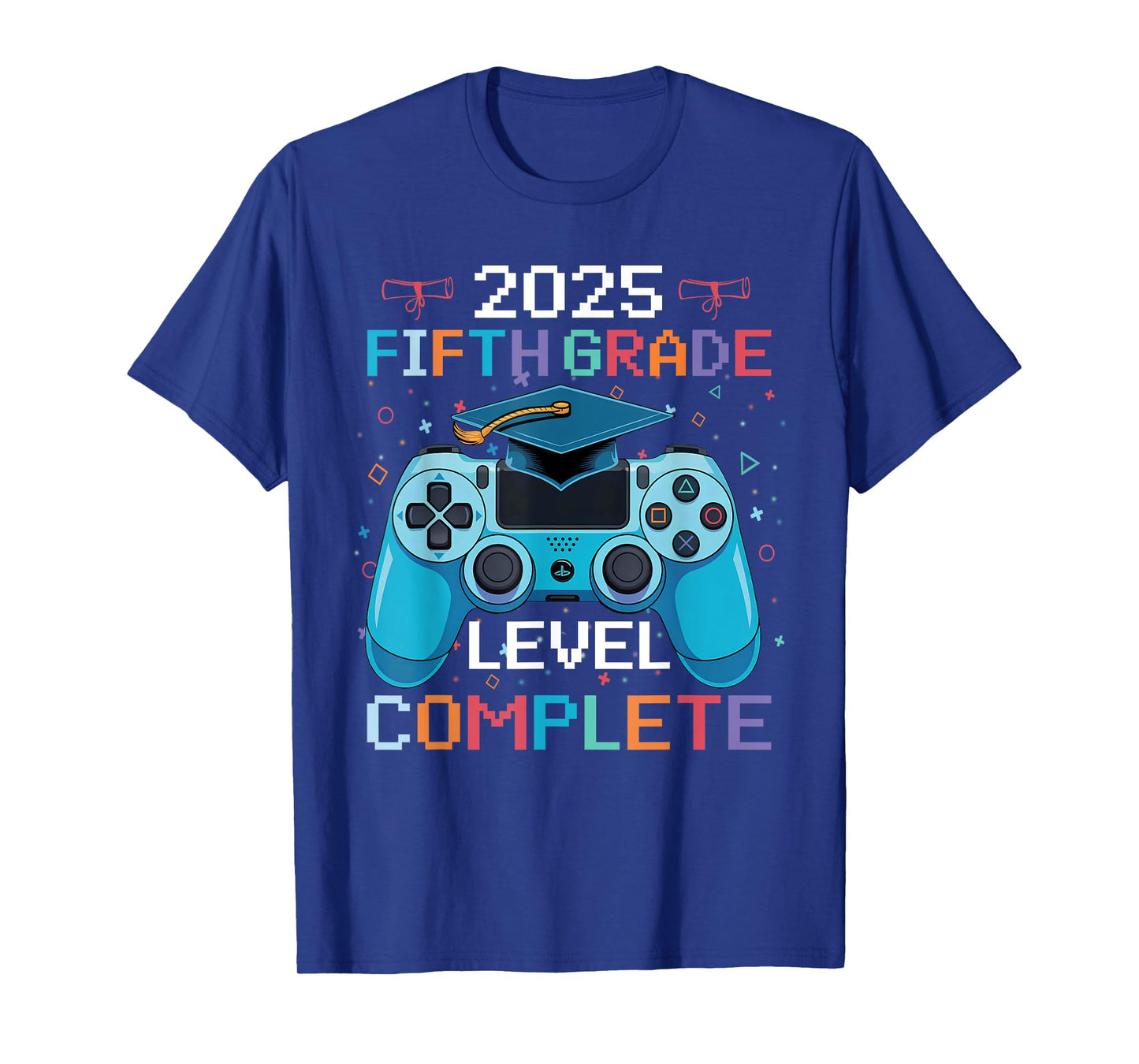 5th Grade Level Complete Video Gamer Boy Graduation T-Shirt