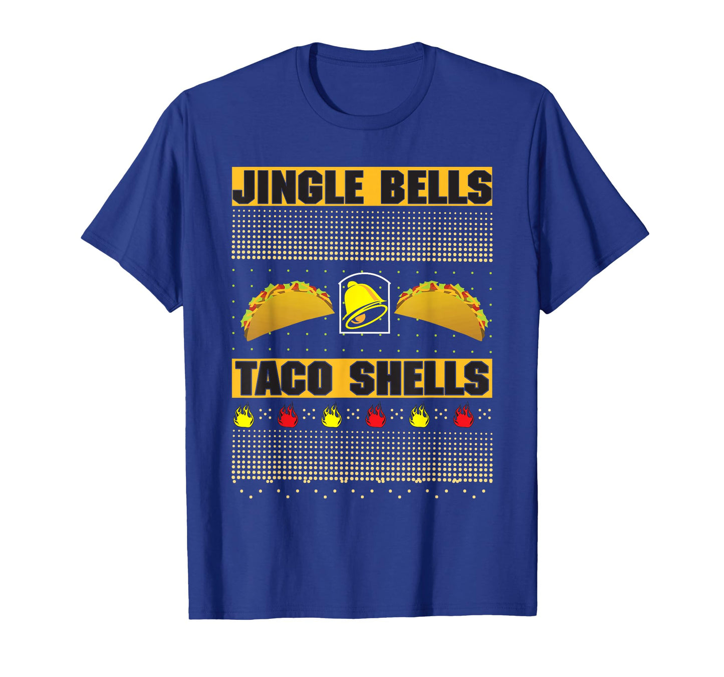 Taco Lover Mexican Food Jingle Bells Taco Shells T-Shirt