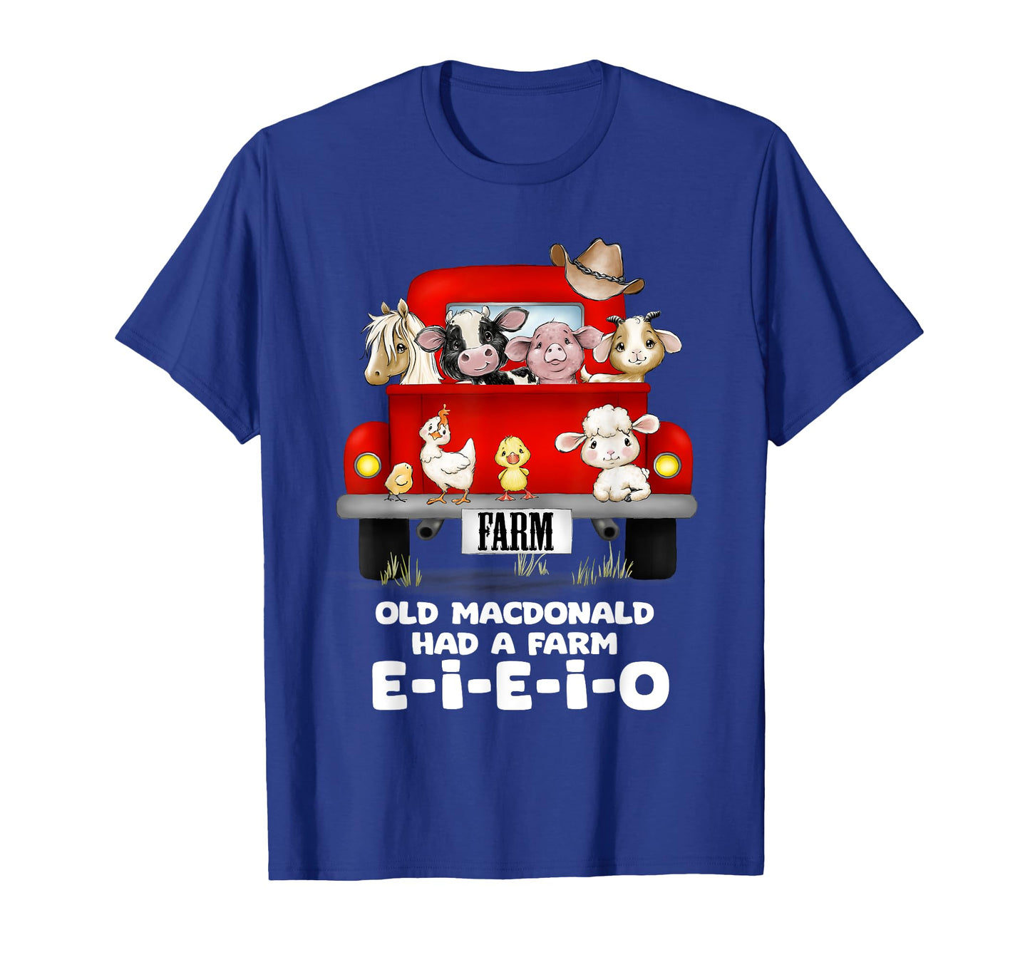 Toddler Kids Old MacDonald Had a Farm E-I-E-I-O Nursery Song T-Shirt