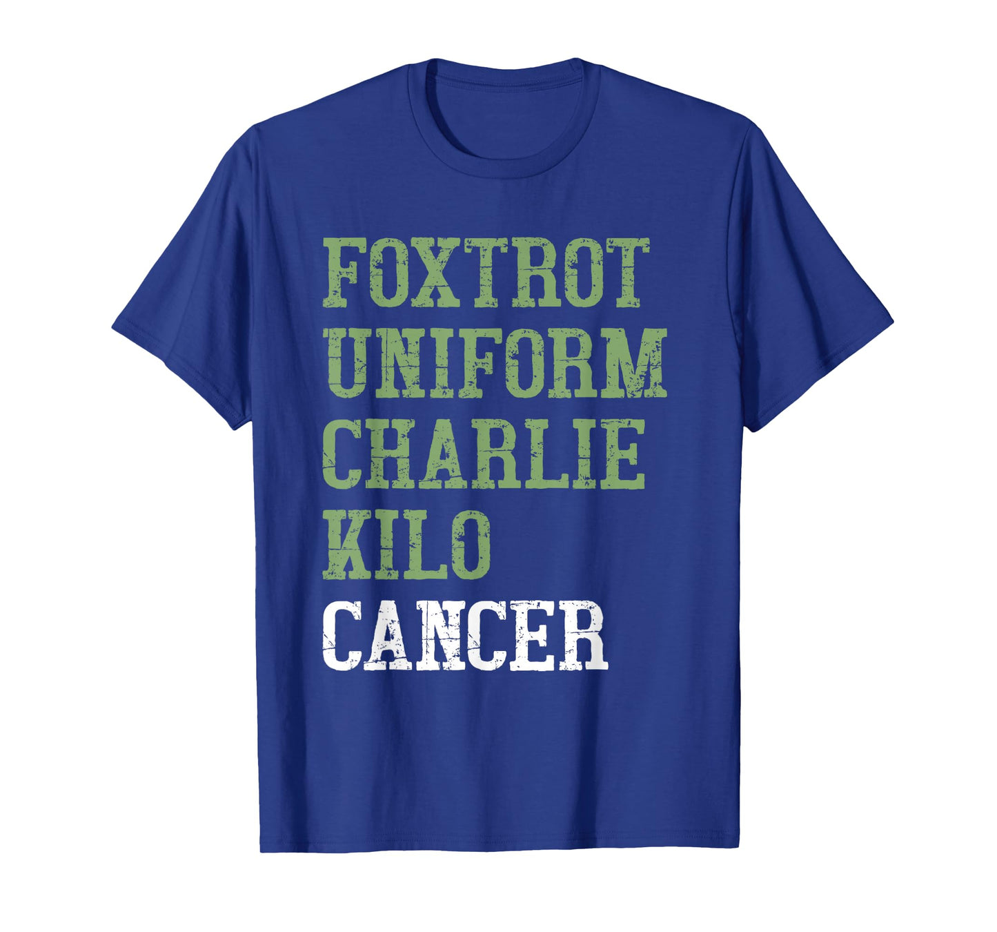 Foxtrot Uniform Charlie Kilo - Fuck Lung Cancer Awareness T-Shirt