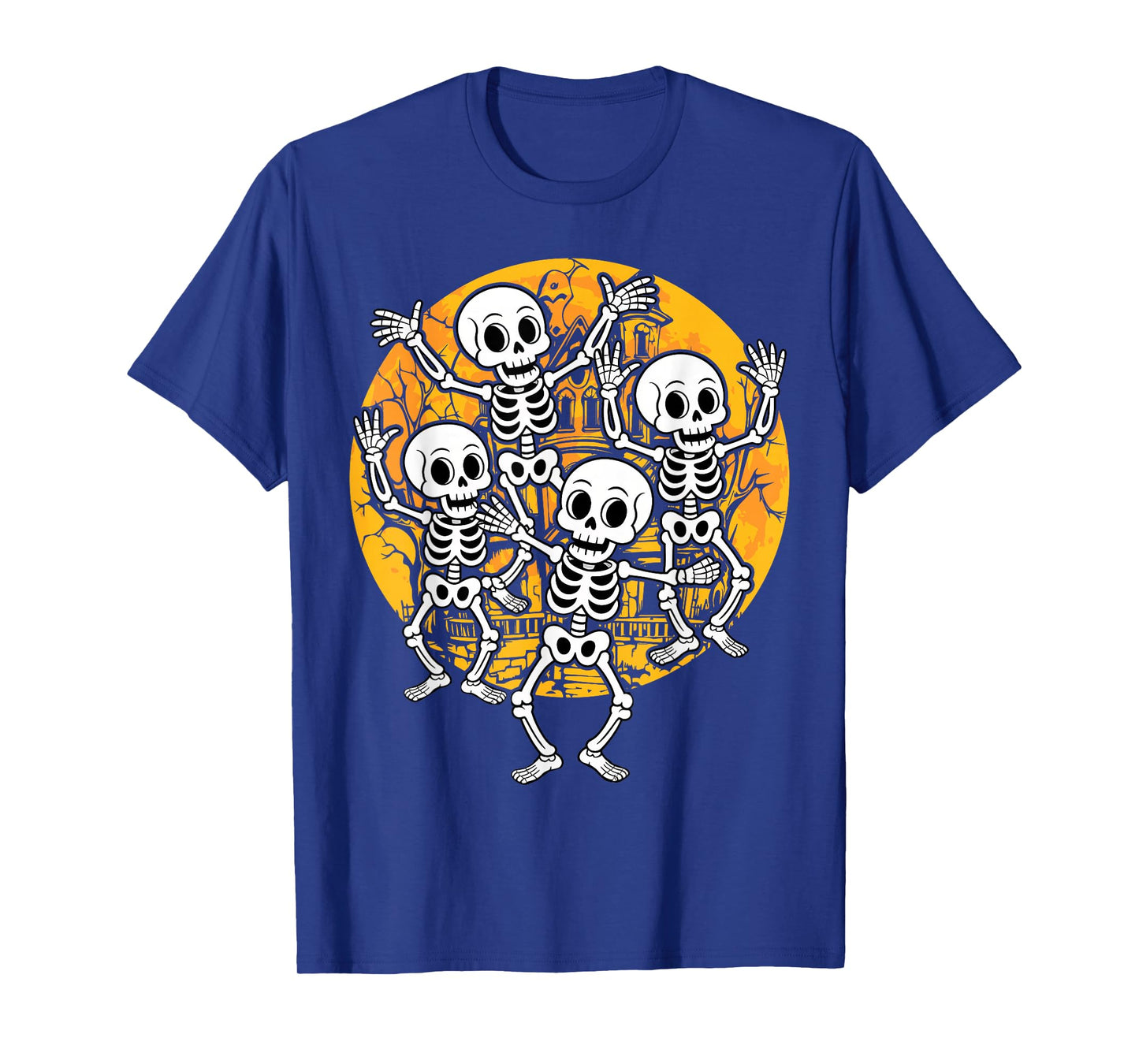 Dancing Skeletons Dance Challenge Halloween Scary Skeleton T-Shirt