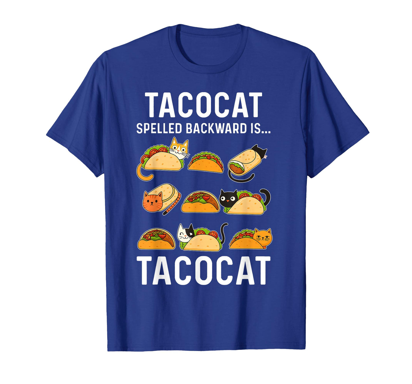 Tacocat Spelled Backward is Tacocat Cat and Taco Lover Women T-Shirt
