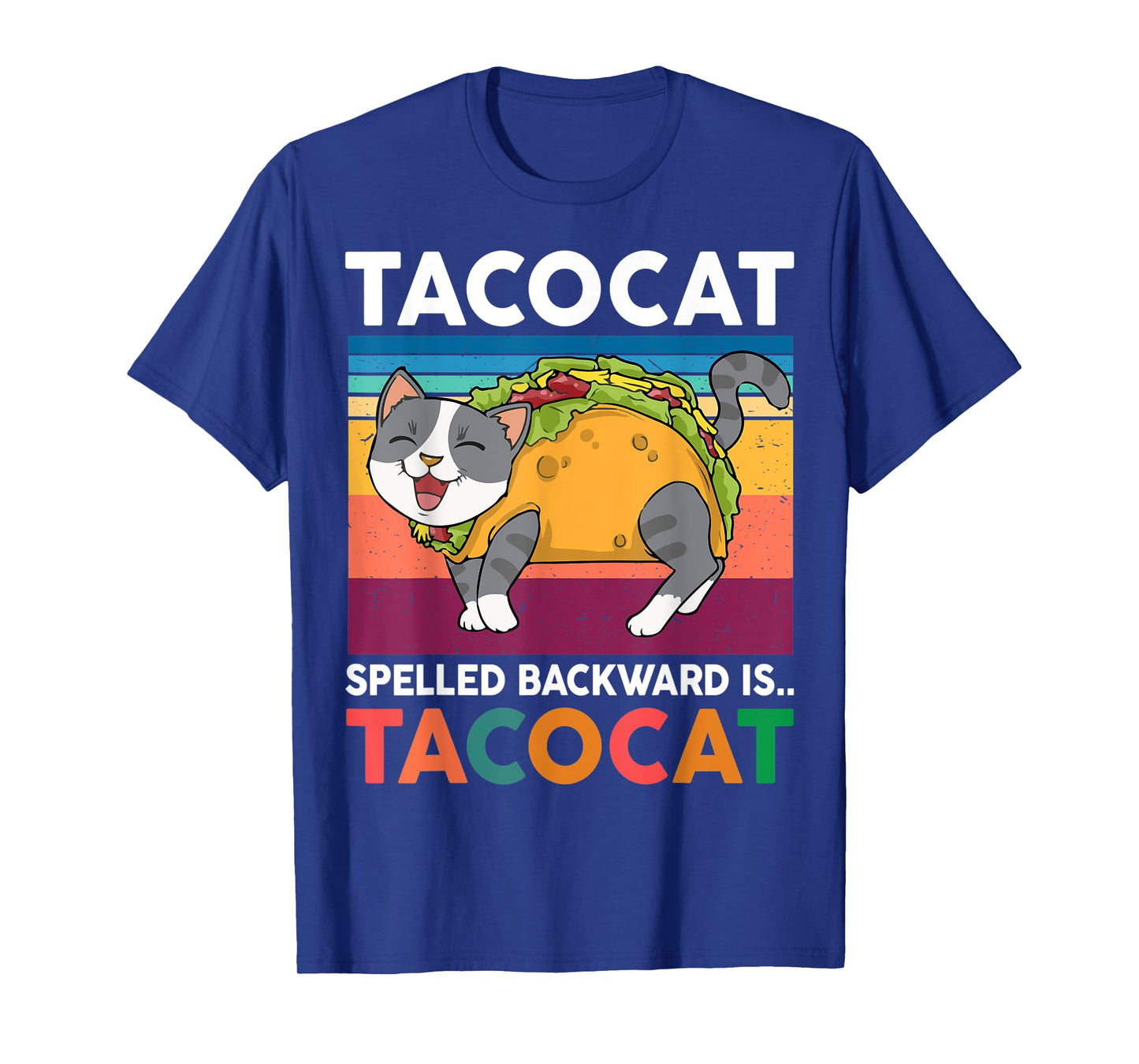 Taco Cat-Shirt Women Men Youth Kids Spelled Backward Tacocat T-Shirt
