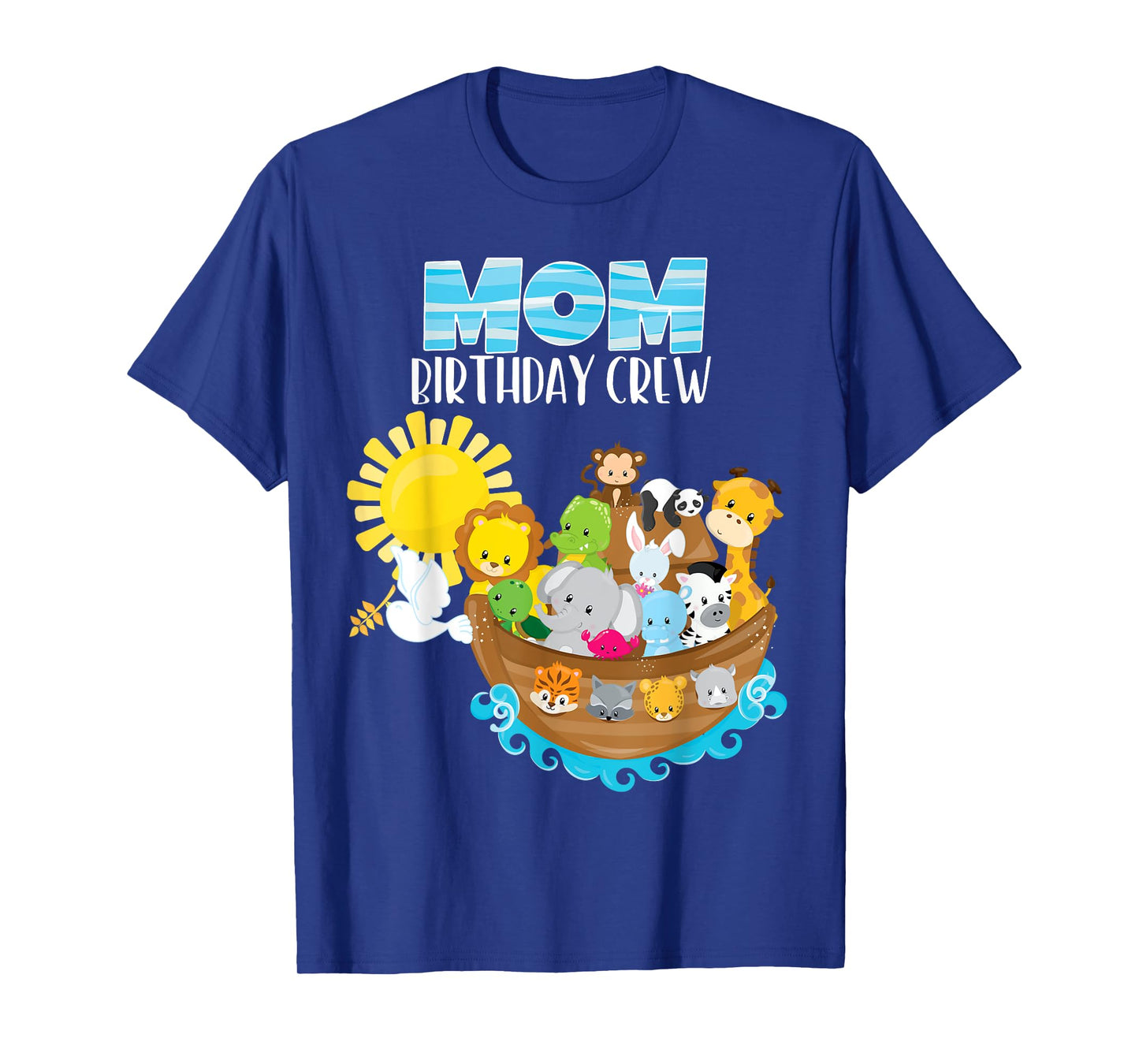 Noah's Ark Birthday Party Mom Birthday Crew Toddler Bday T-Shirt