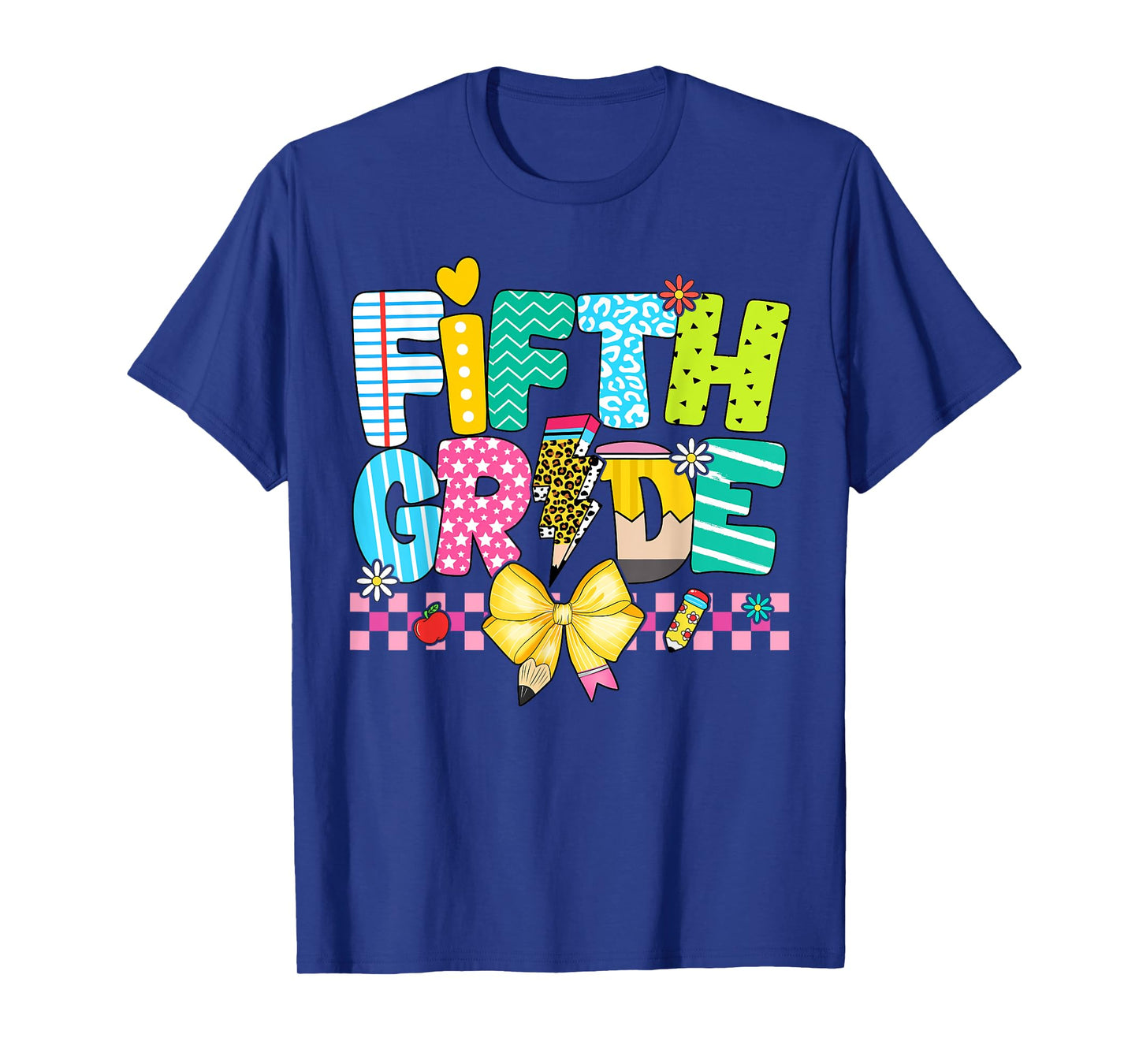 5th Grade For Girl Boys Teacher Fifth Grade Back to School T-Shirt