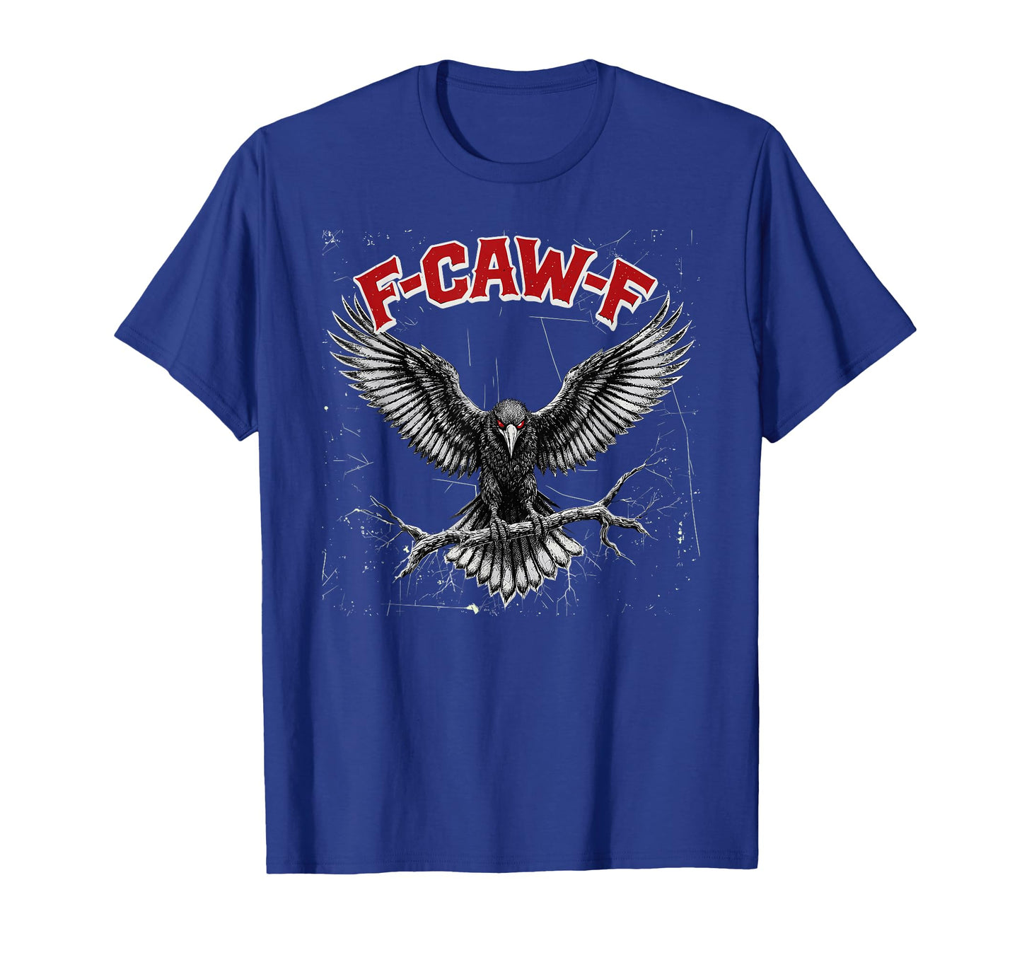 Funny F-CAW-F Cool Raven Crow Dark Bird Gothic T-Shirt