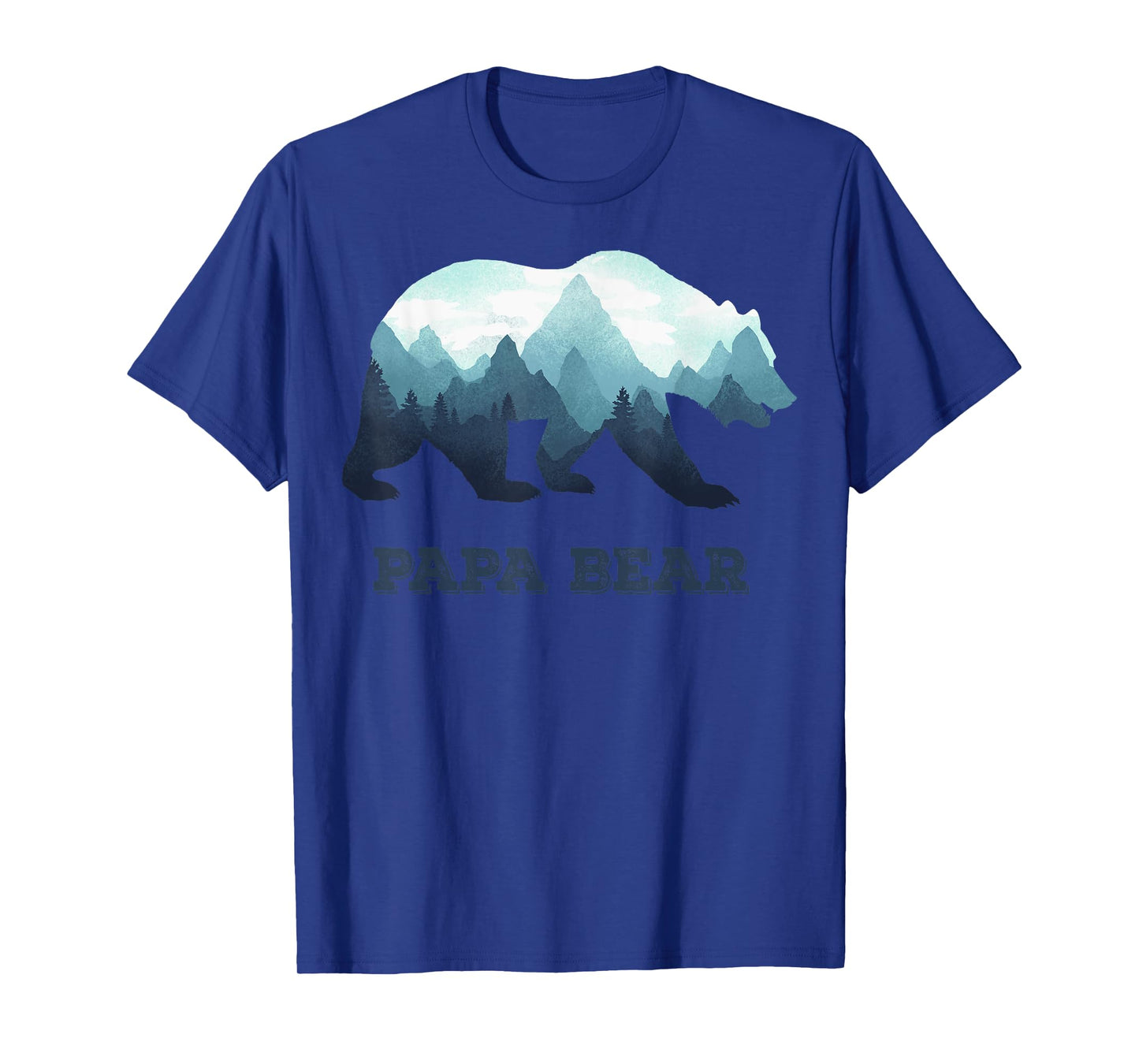 Papa Bear Wildlife Father's Day Gift for Dad, Daddy or Dada T-Shirt