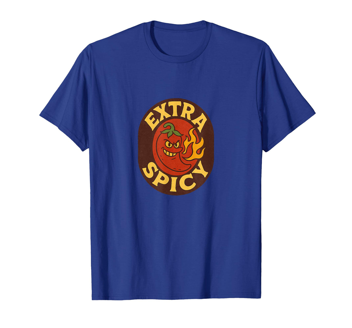 Extra Spicy Funny Food Humor Heat Lover Bold Quote T-Shirt
