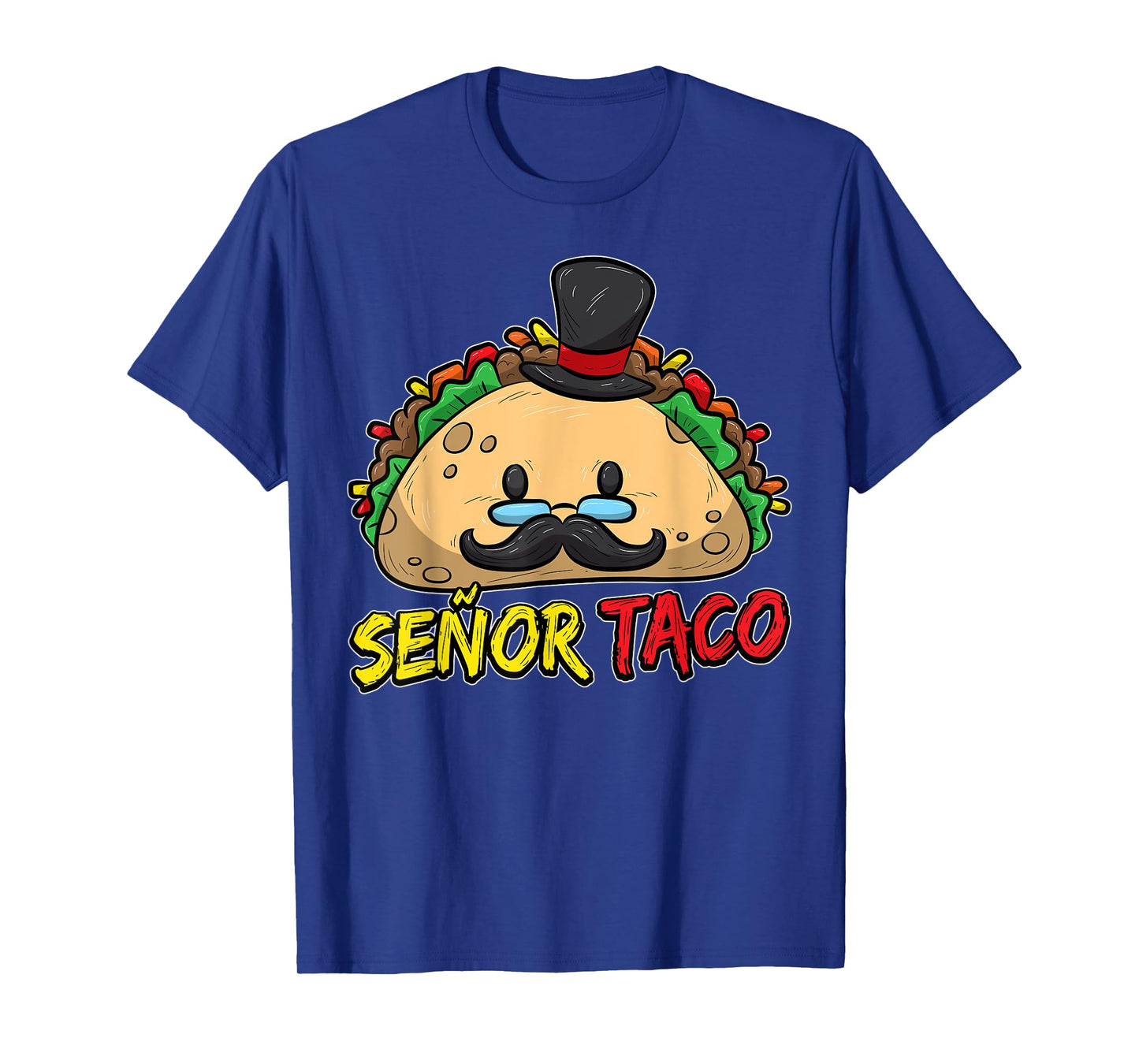 Taco With Mustache T-Shirt Cinco de Mayo Taco Lover Tee