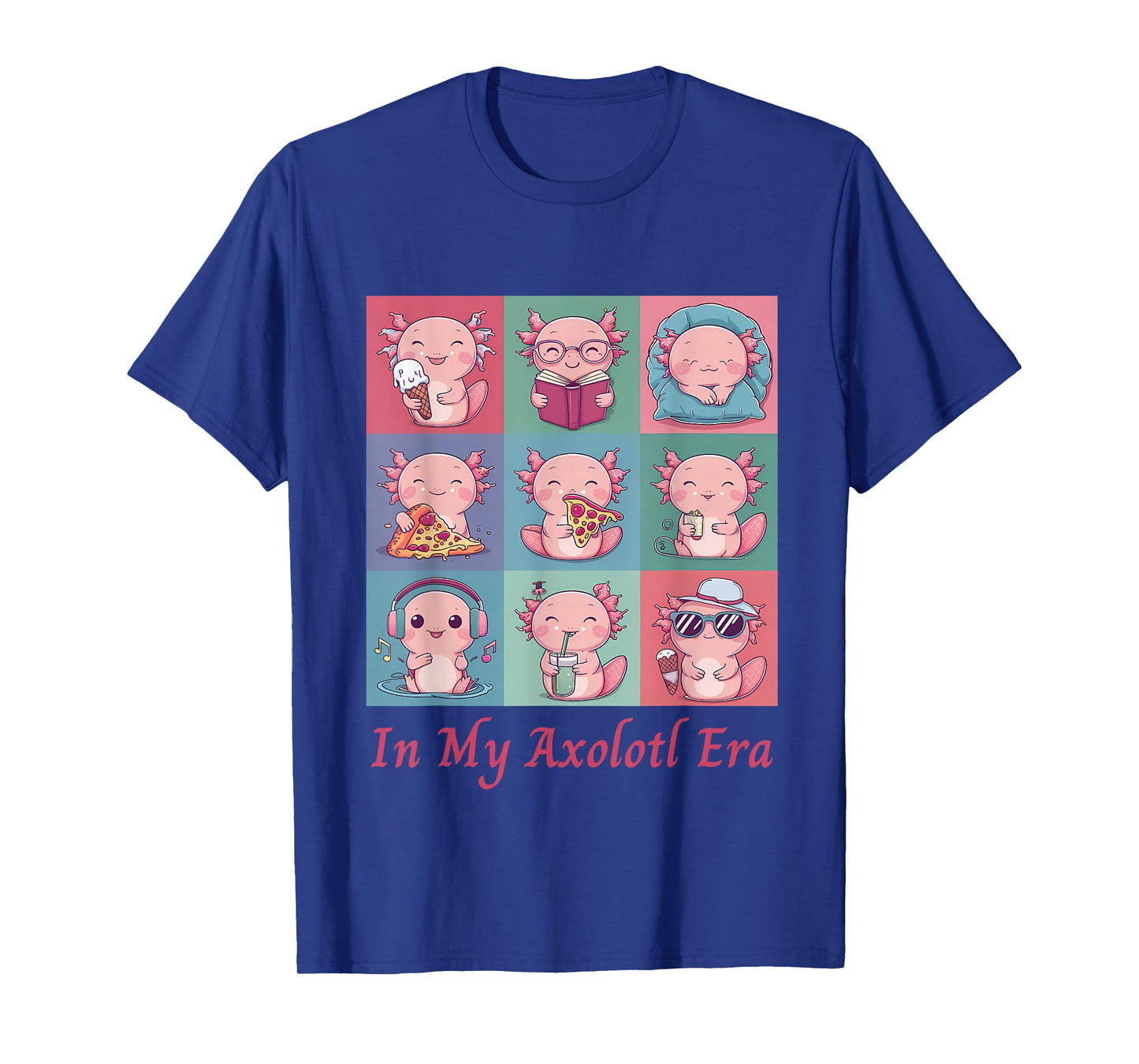 Pink In My Axolotl Era Cute Christmas For Axolotl Lover T-Shirt