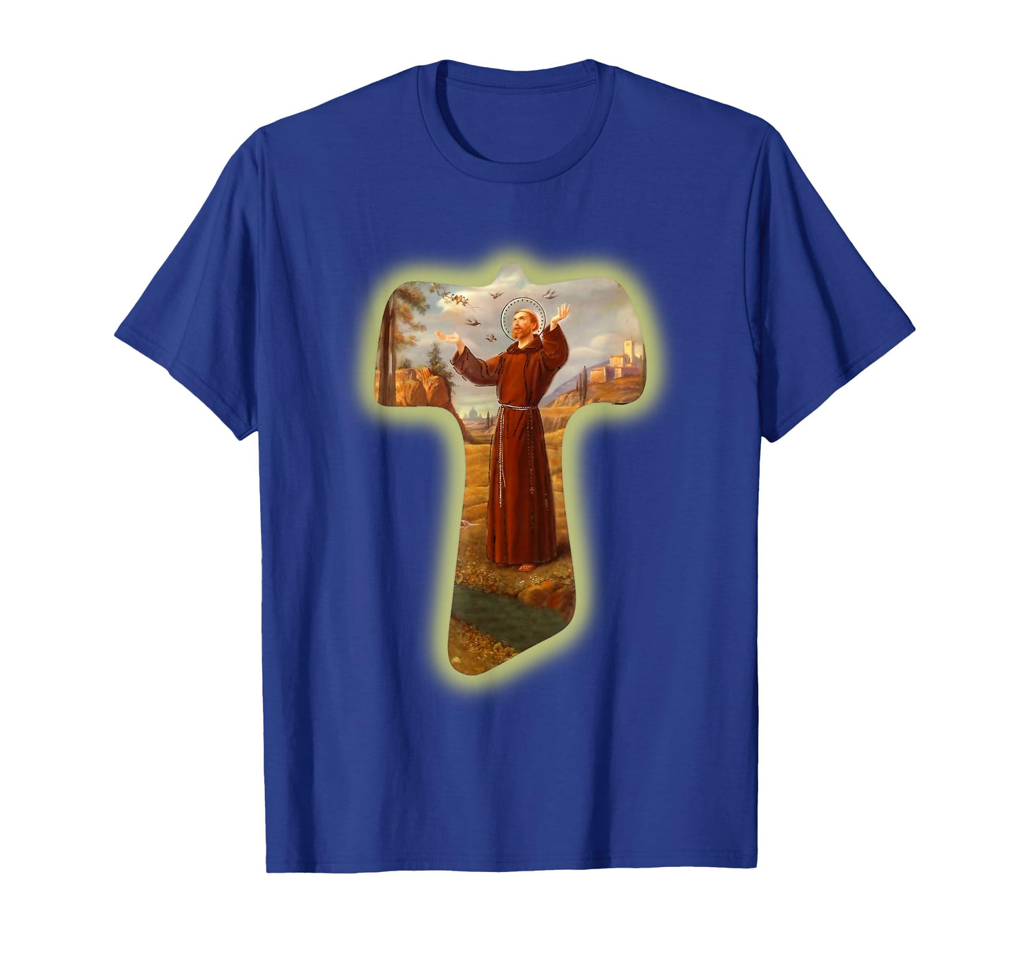 St Francis of Assisi Saints Catholic Ecology Animals Vintage T-Shirt