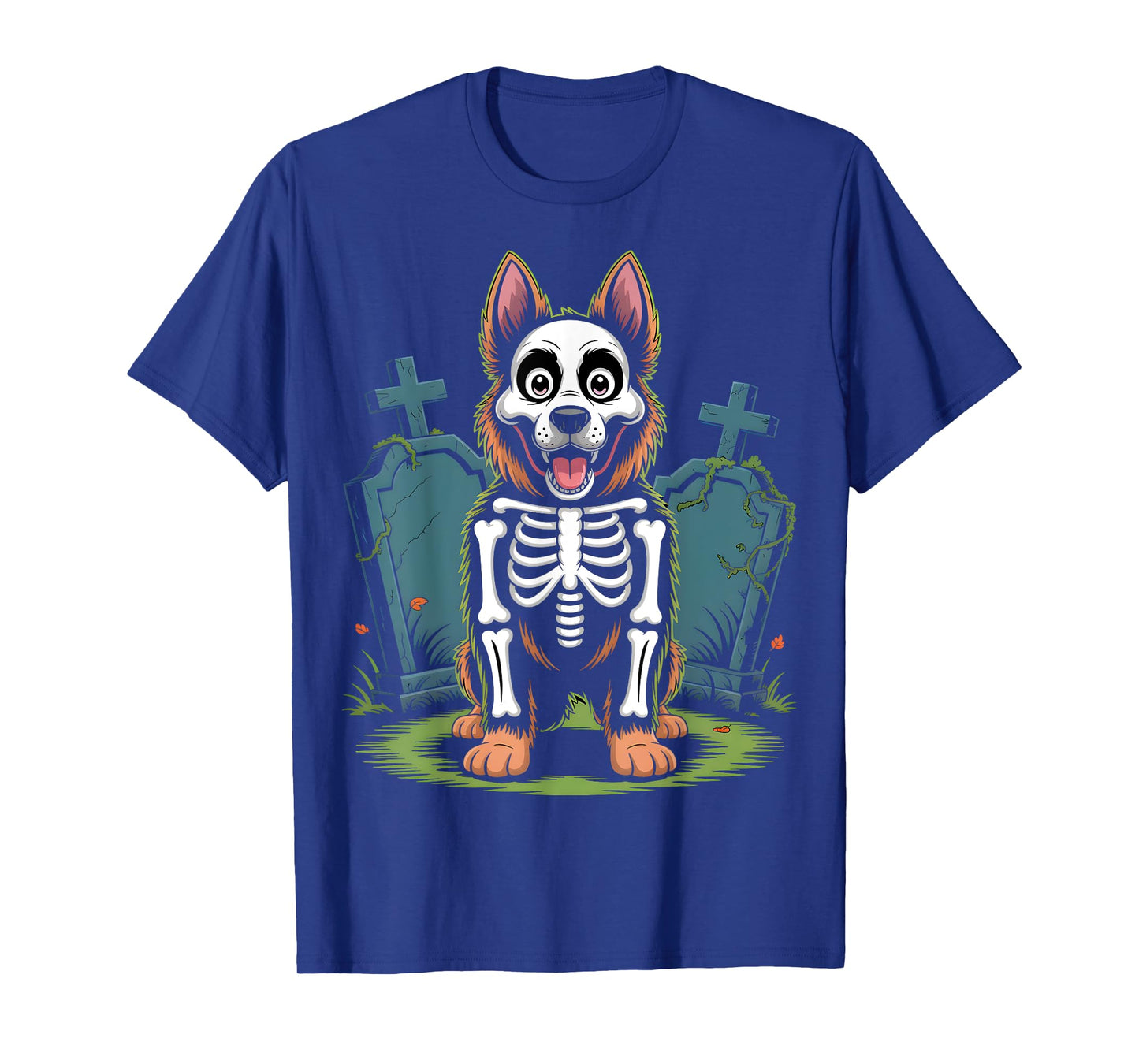 German Shepherd Skeleton Costume T-Shirt