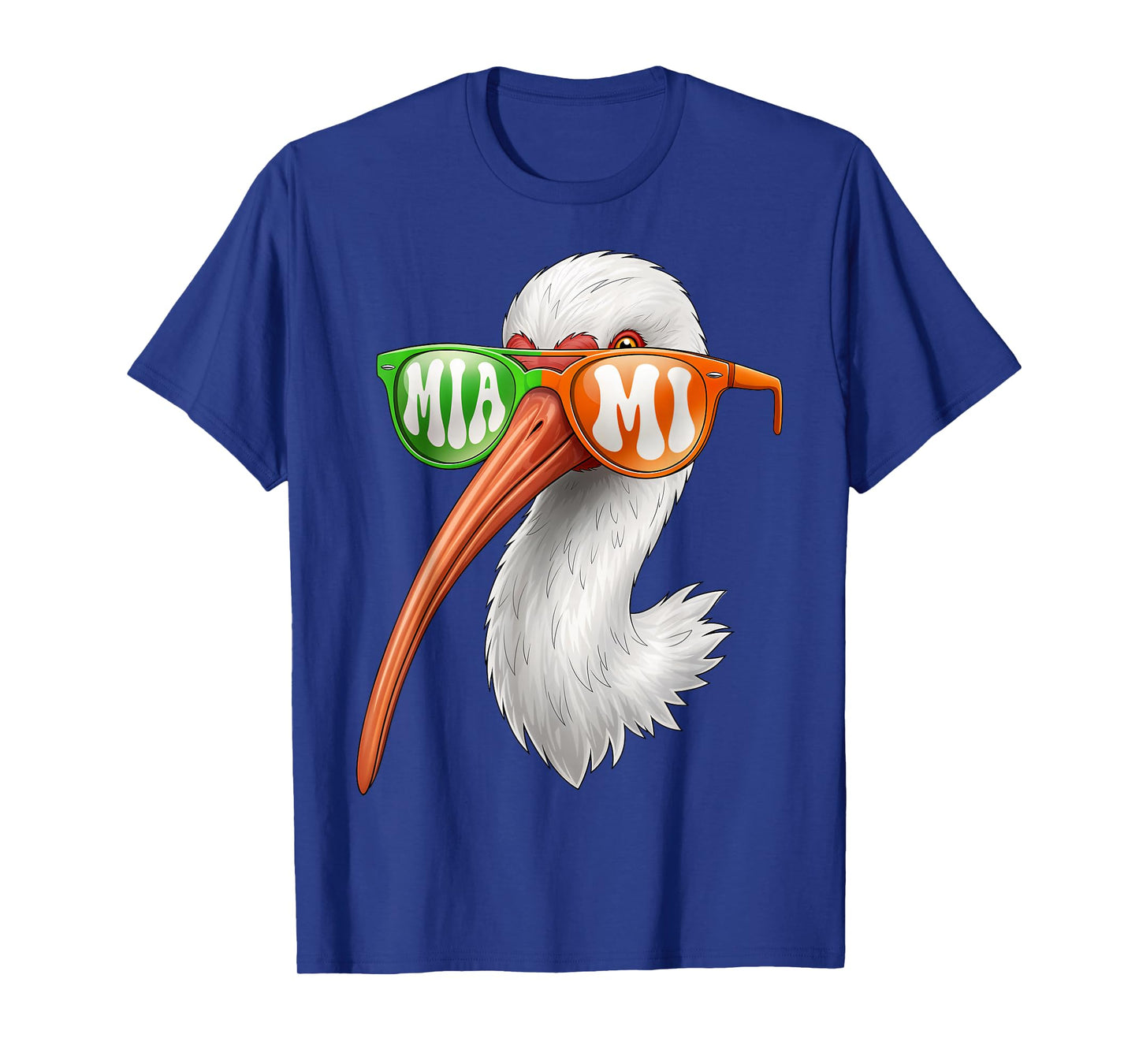 Vintage American White Ibis with Sunglasses for Men Women T-Shirt