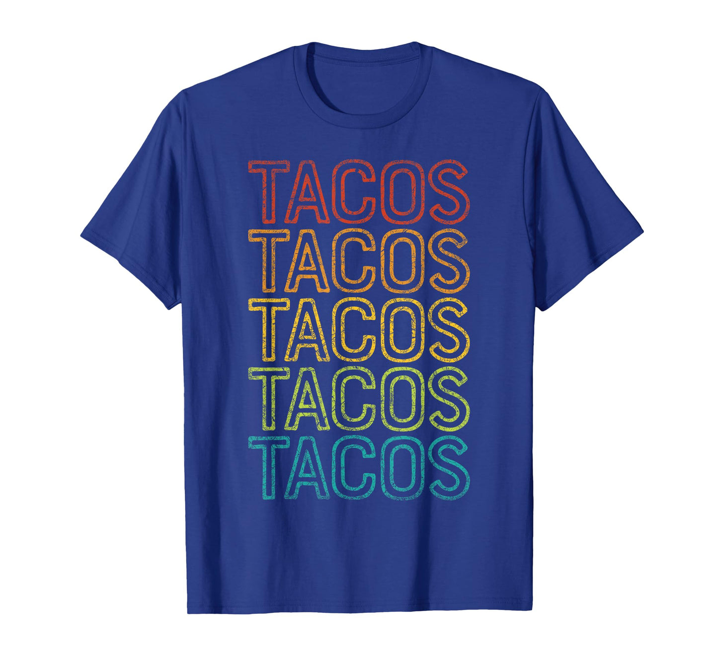 Retro Cinco de Mayo Tacos Taco Tuesday Vintage Mexican Food T-Shirt