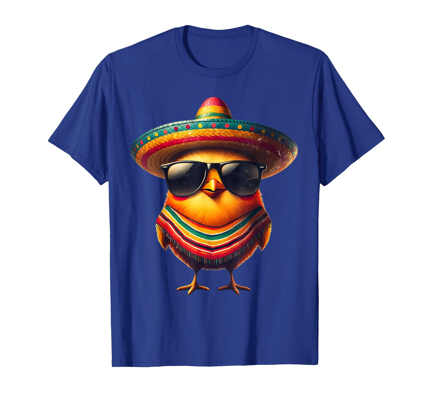 Rooster Mexican Cinco de Mayo Chicken Lover Funny T-Shirt