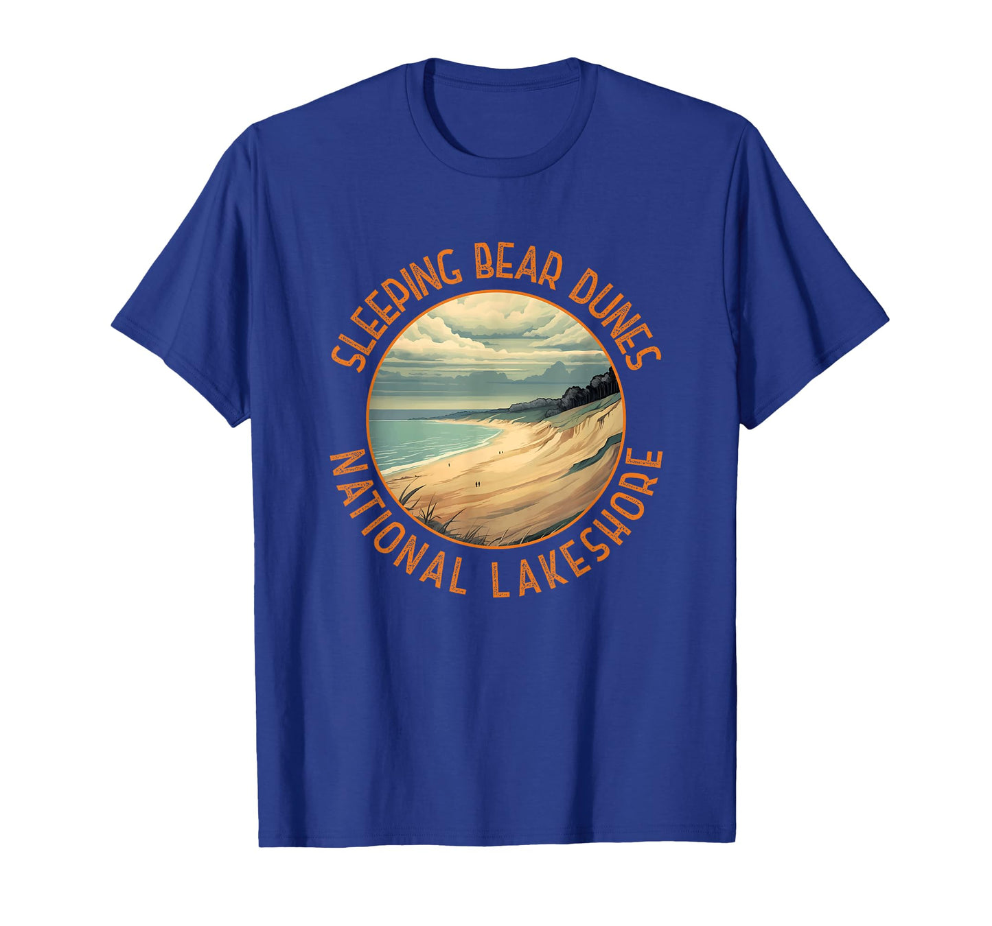 Sleeping Bear Dunes National Lakeshore Distressed Circle T-Shirt