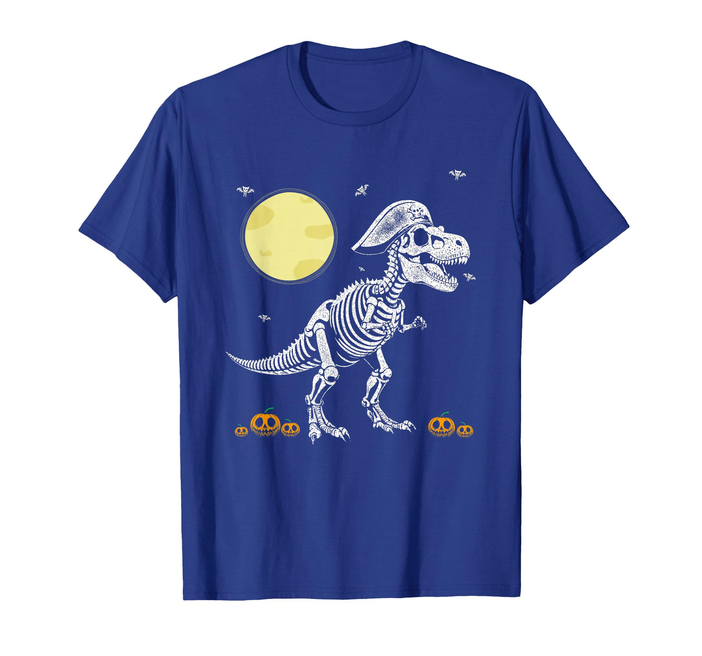 Skeleton t-rex Dinosaur for Halloween Spooky Parties T-Shirt