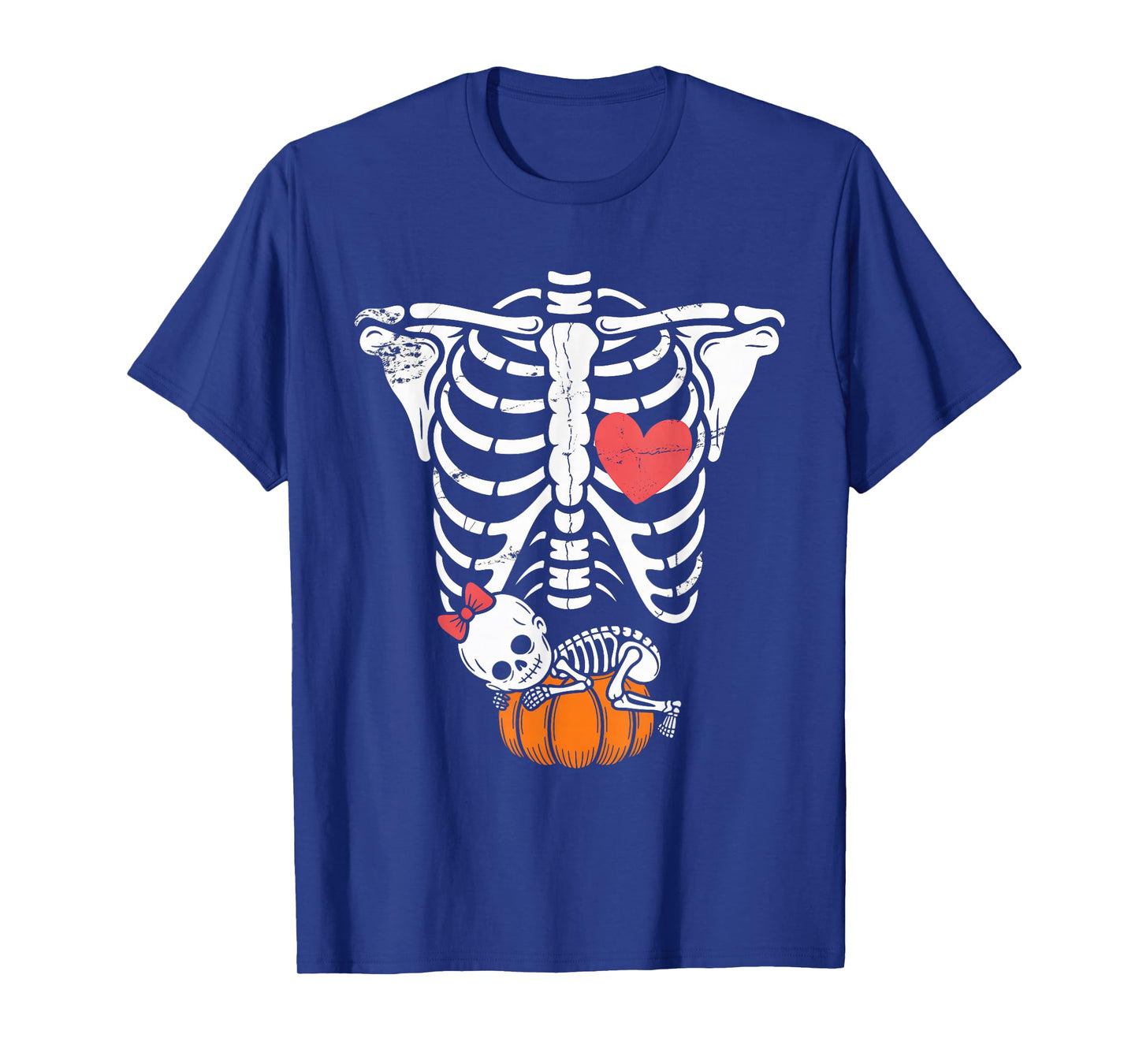 Baby Shower Skeleton Halloween Pregnancy Annoucement Girls T-Shirt