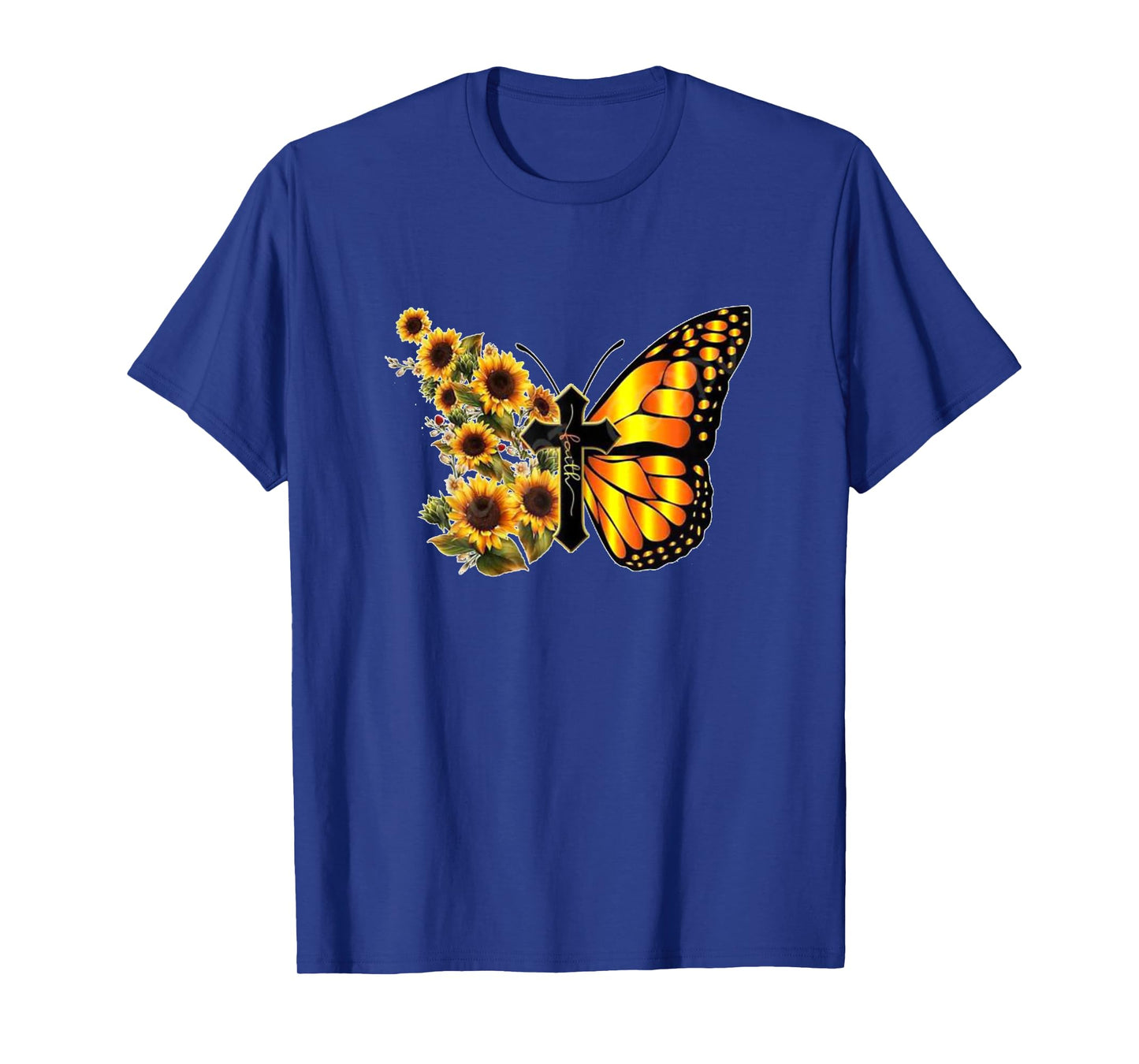 Sunflower Butterfly Faith T-Shirt
