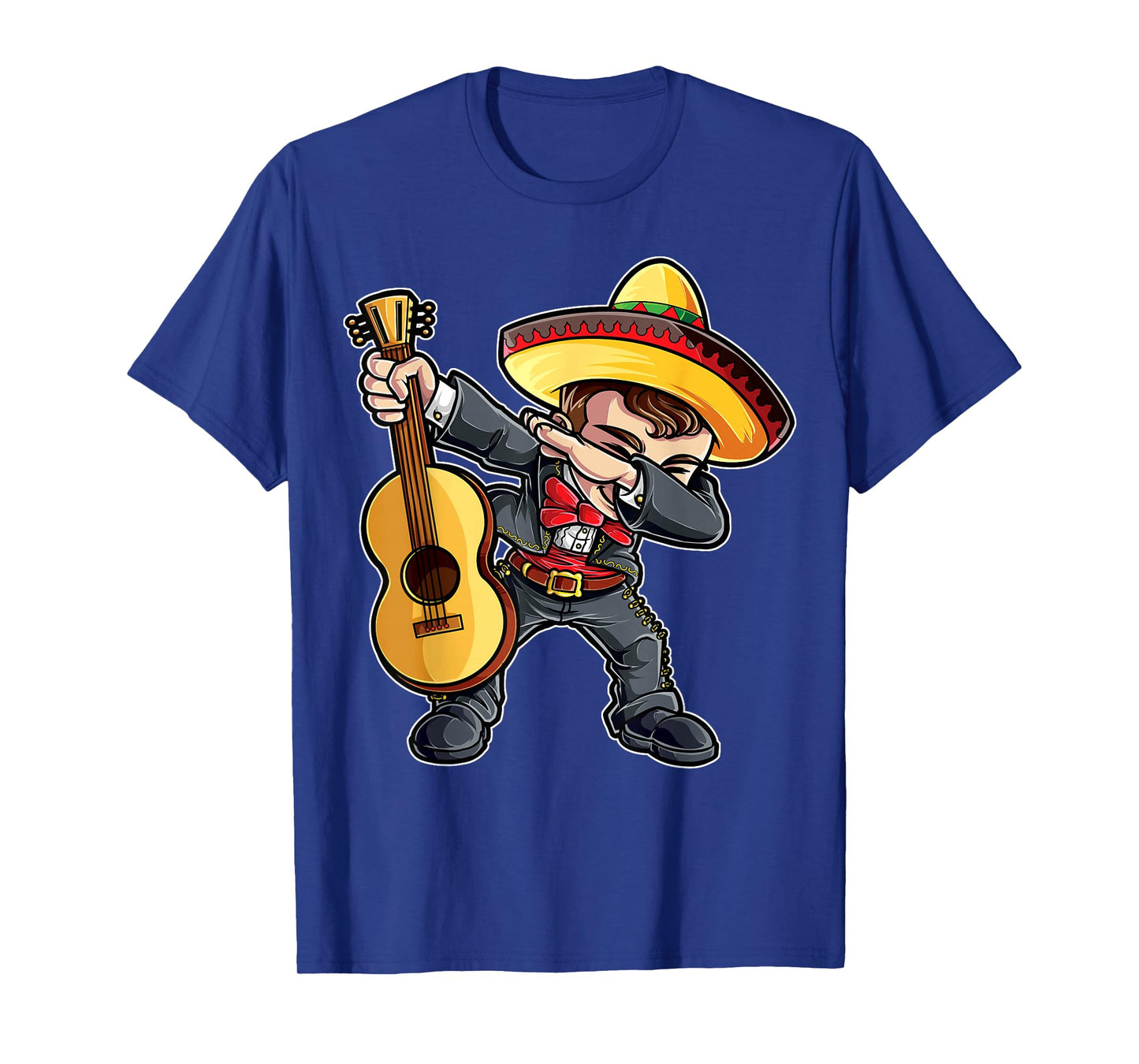 Dabbing Mariachi Cinco de Mayo Boys Girls Men Mexican Funny T-Shirt